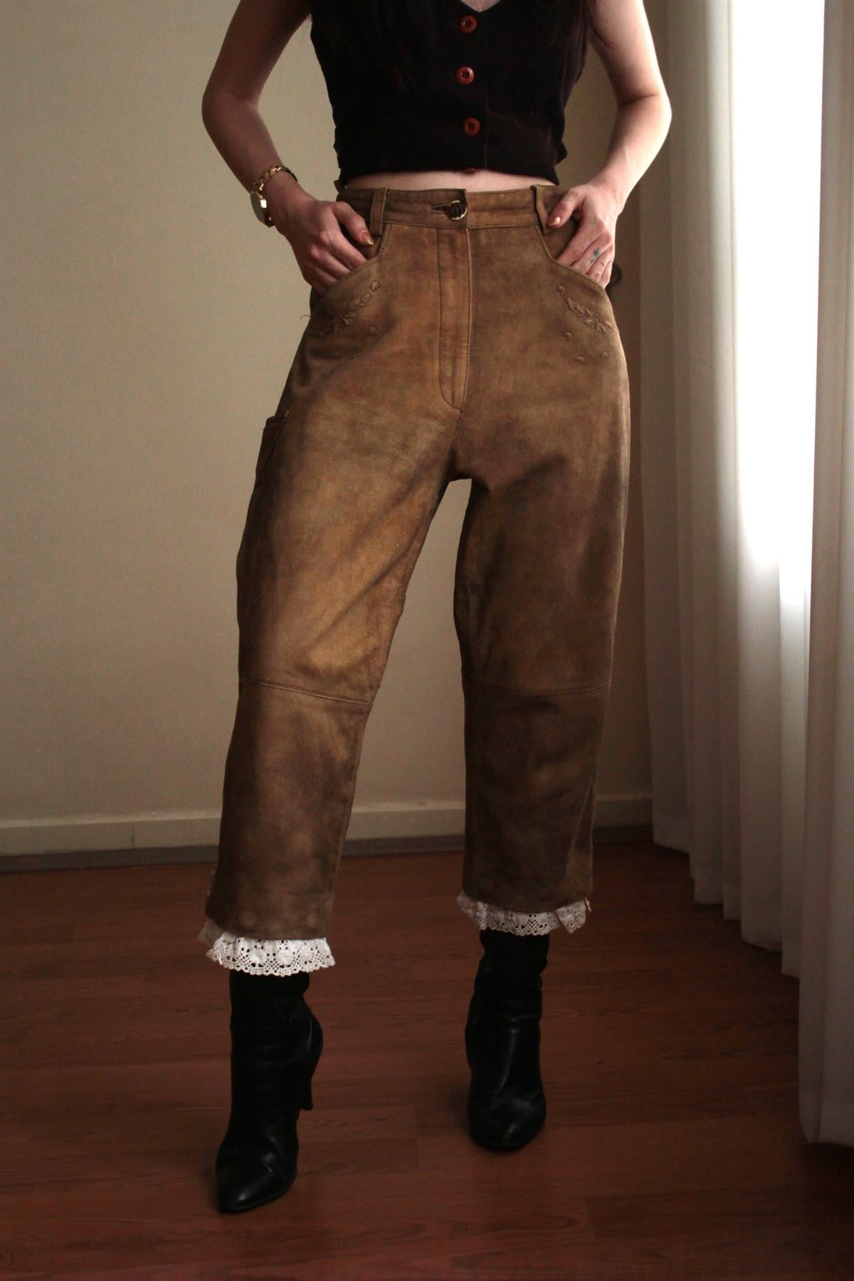 Vintage Bavyera Pantolon