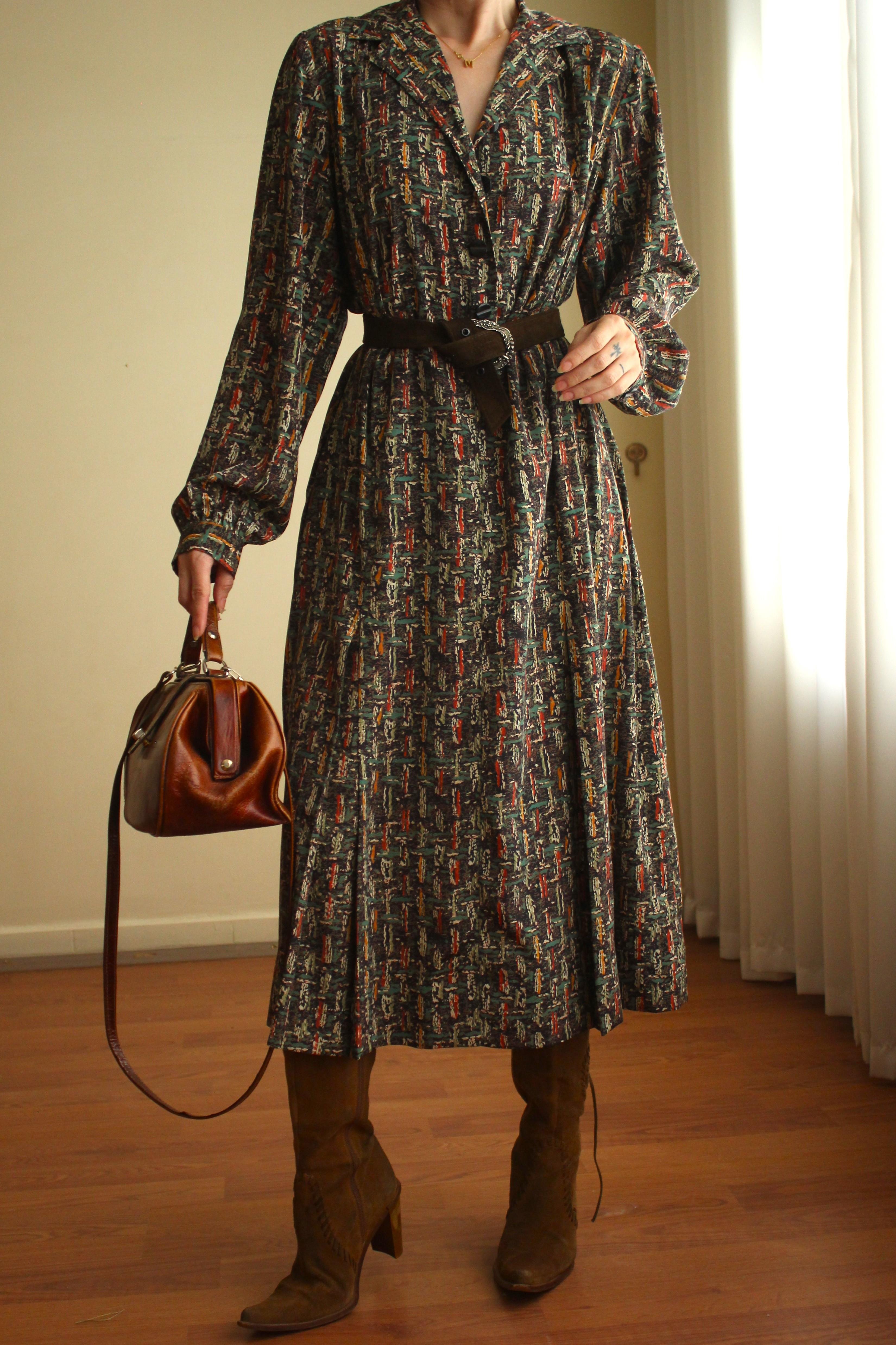 Vintage Elbise