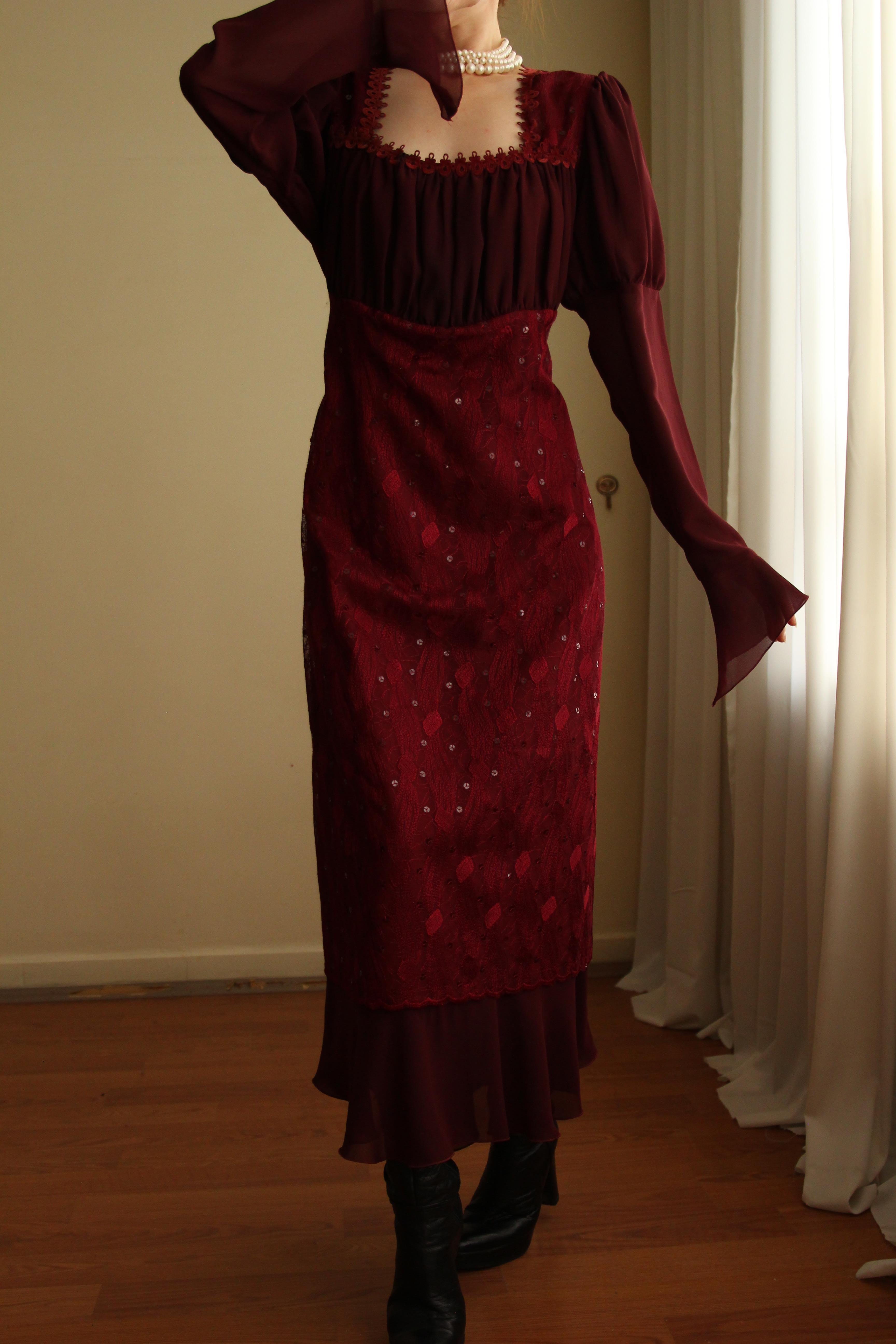 Vintage Elbise