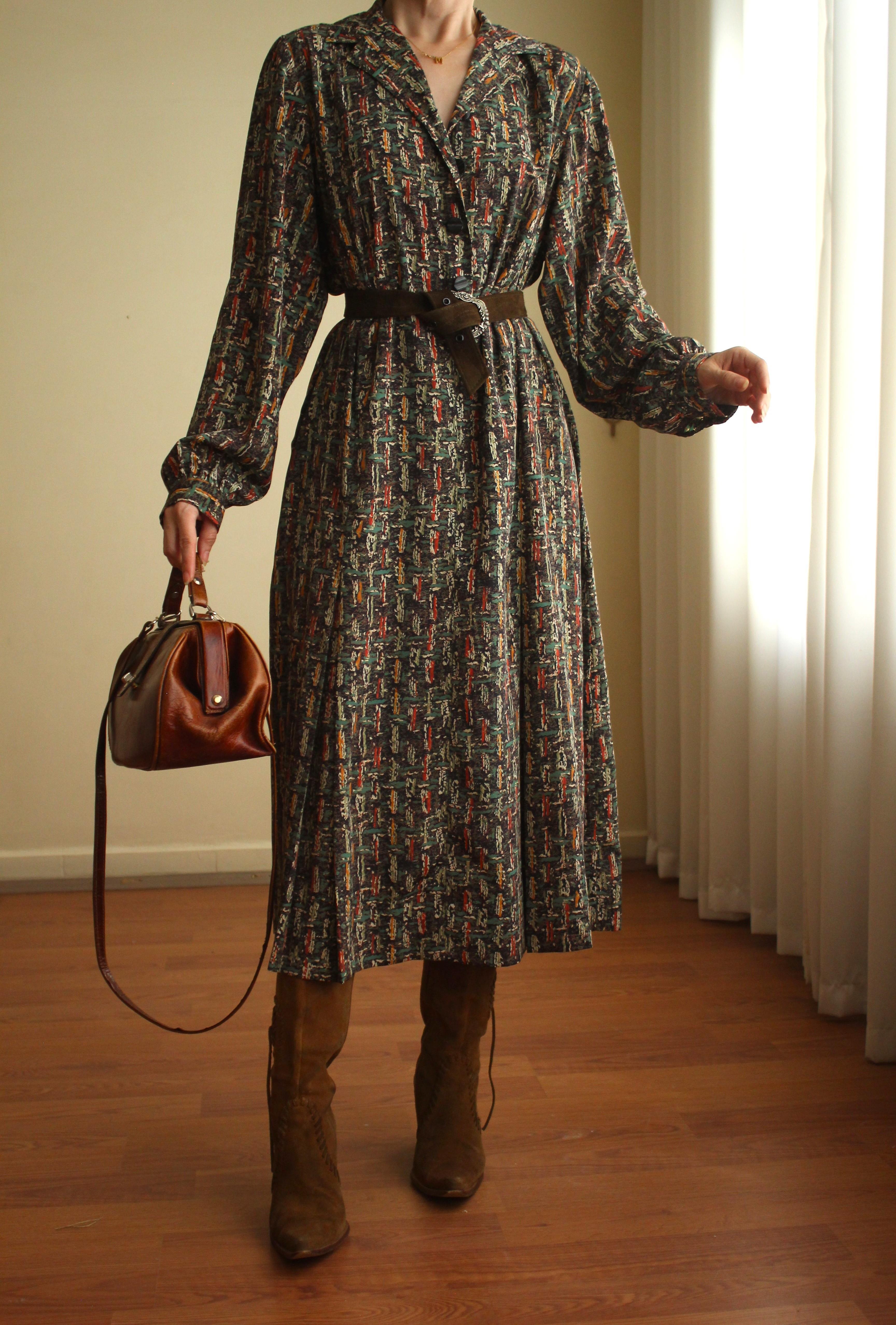Vintage Elbise