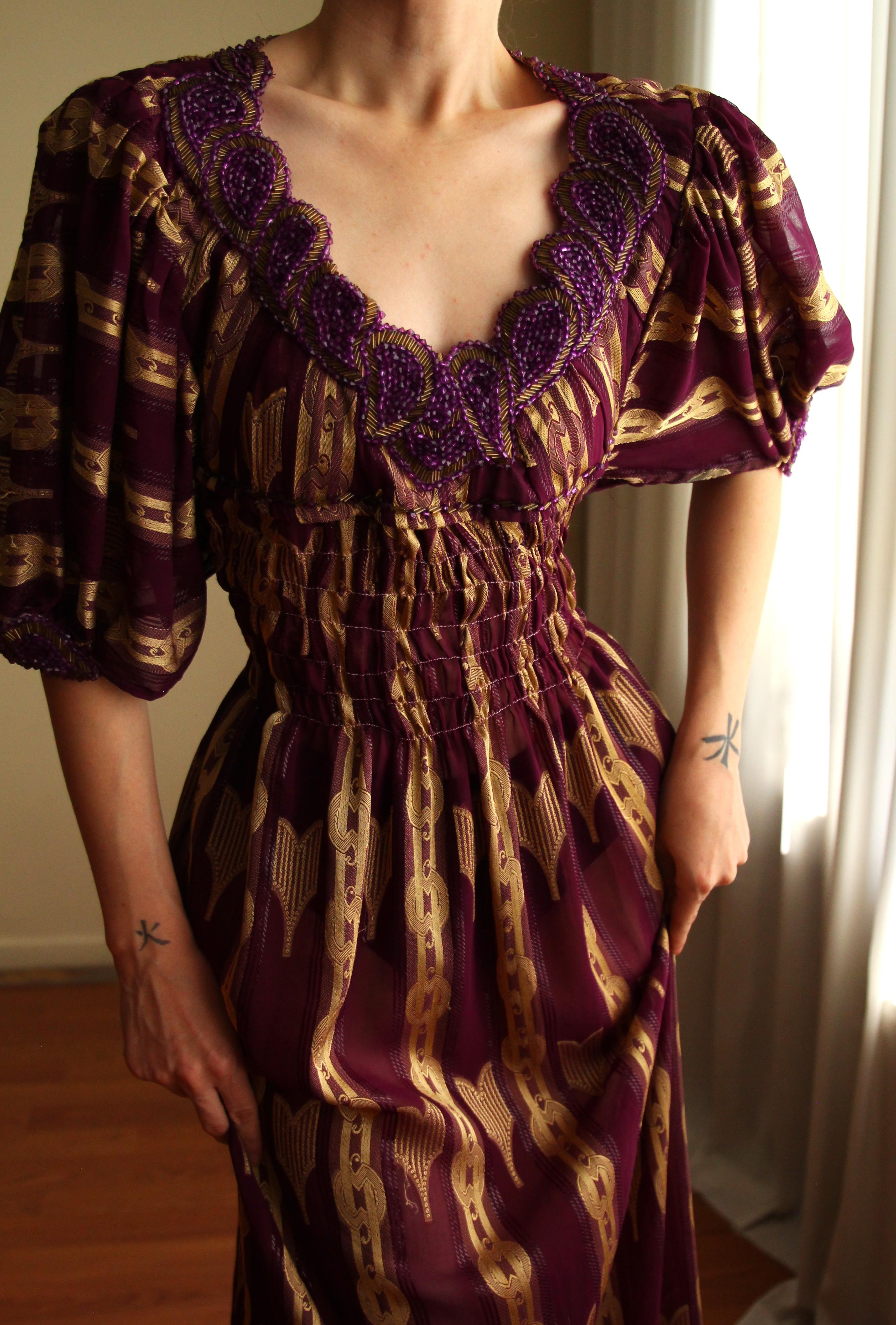 Vintage Elbise