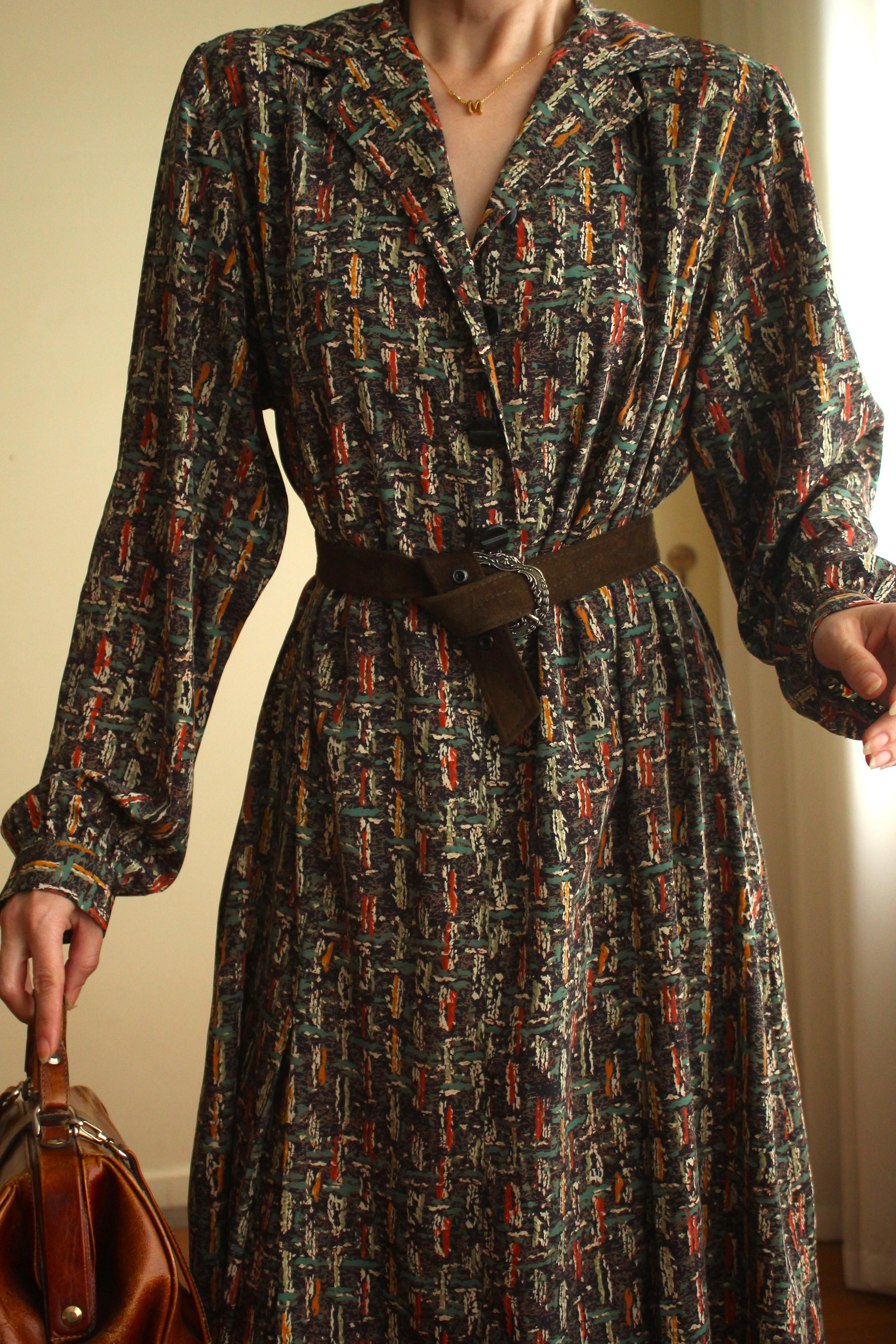 Vintage Elbise