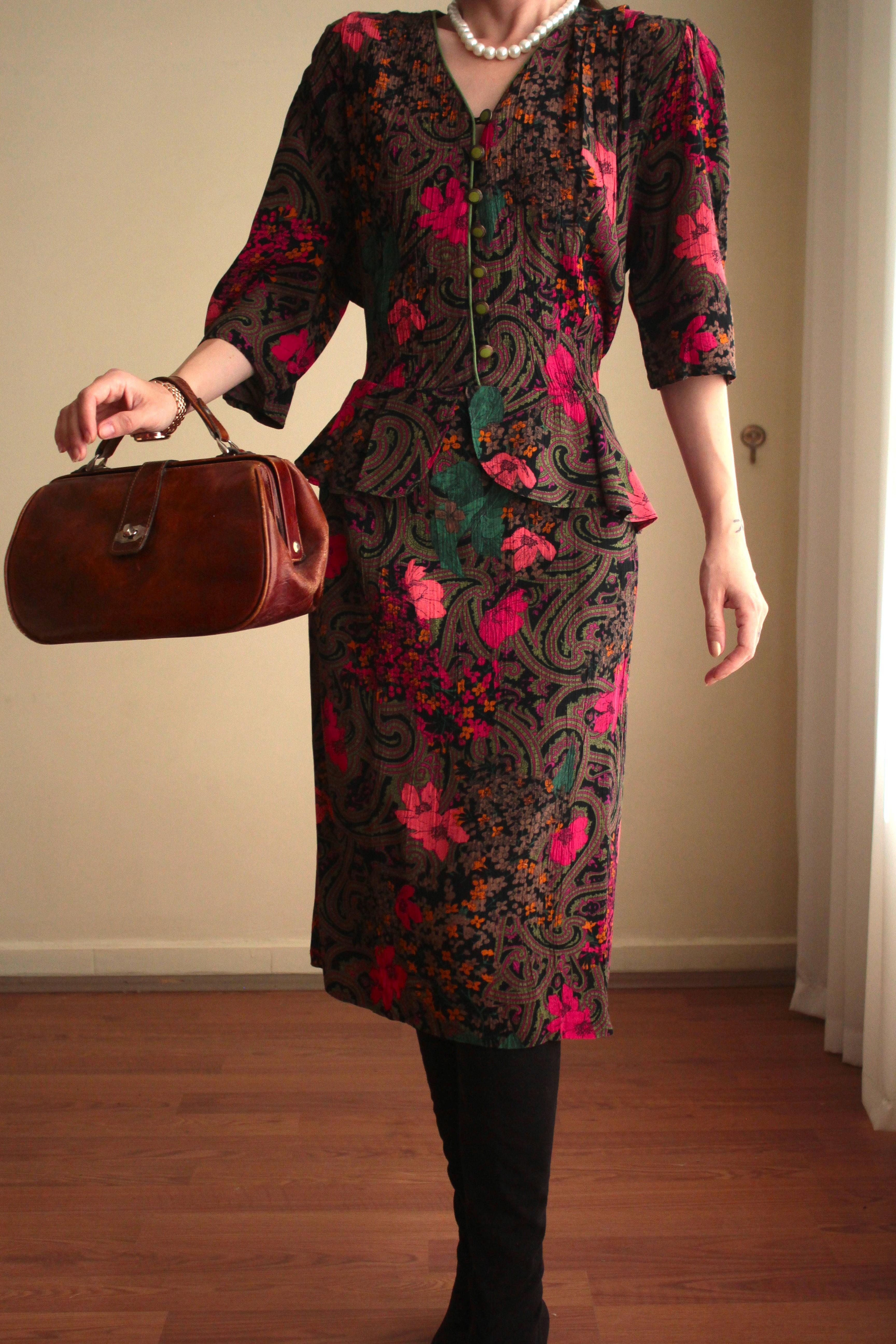 Vintage Elbise