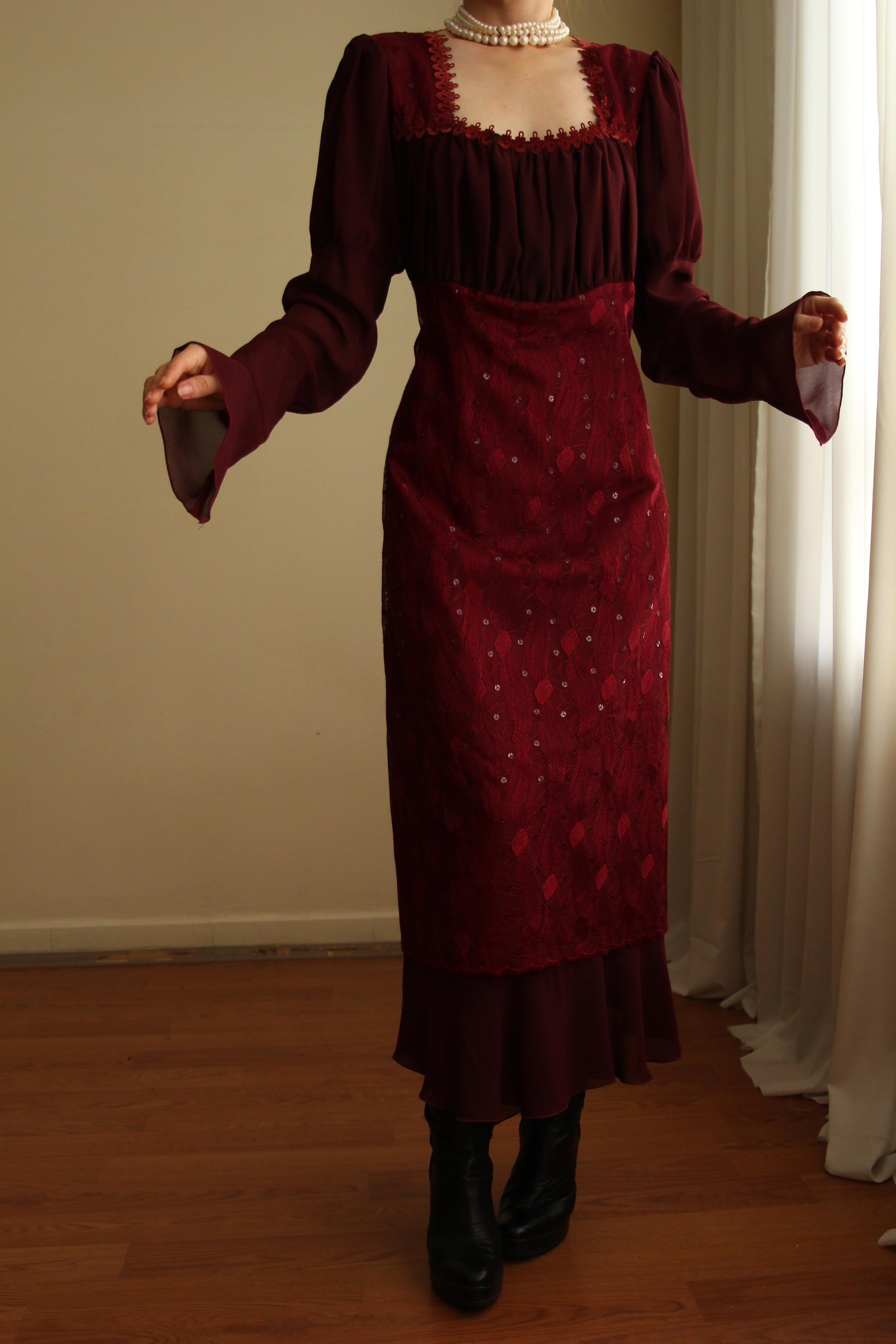 Vintage Elbise