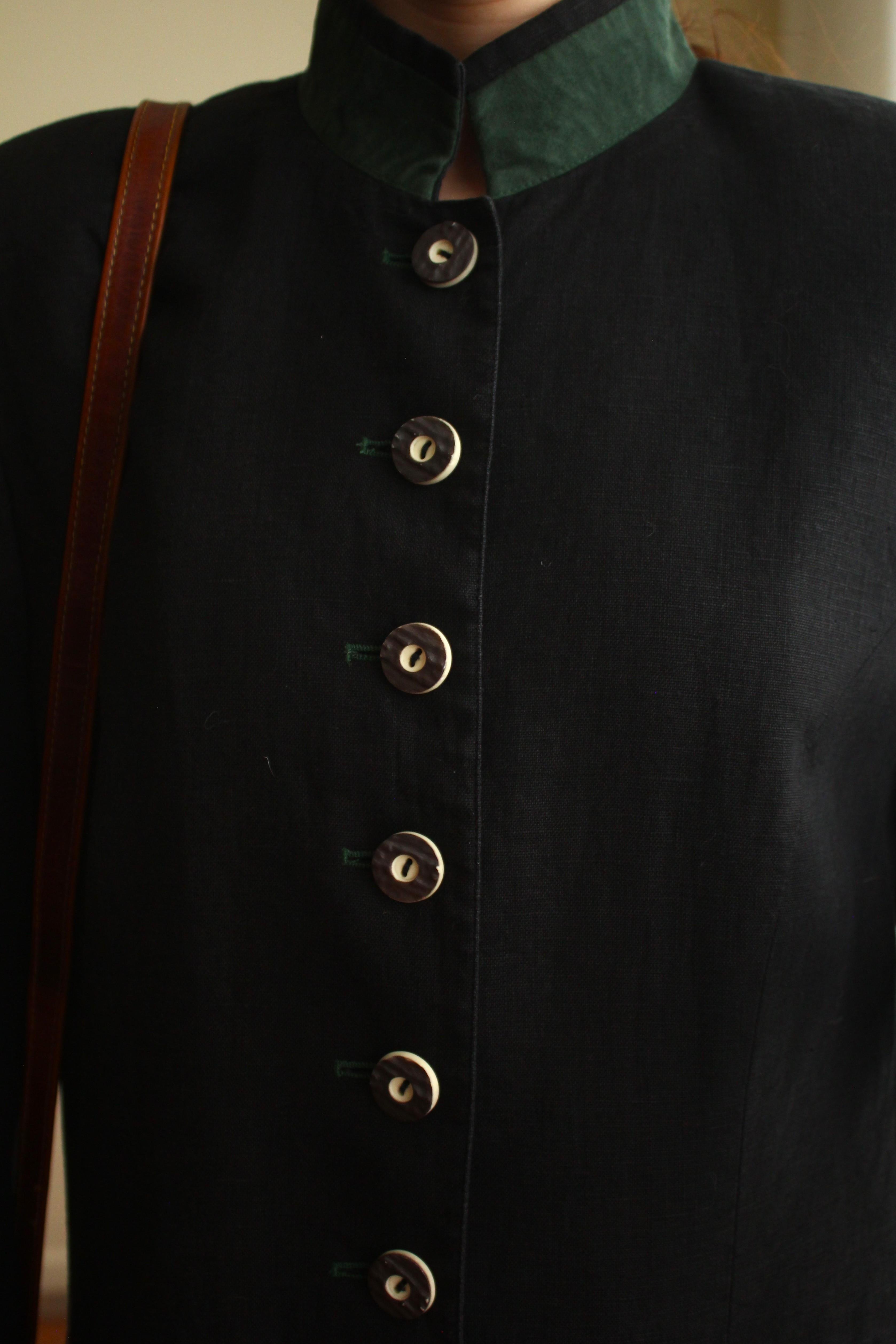 Vintage Keten Ceket