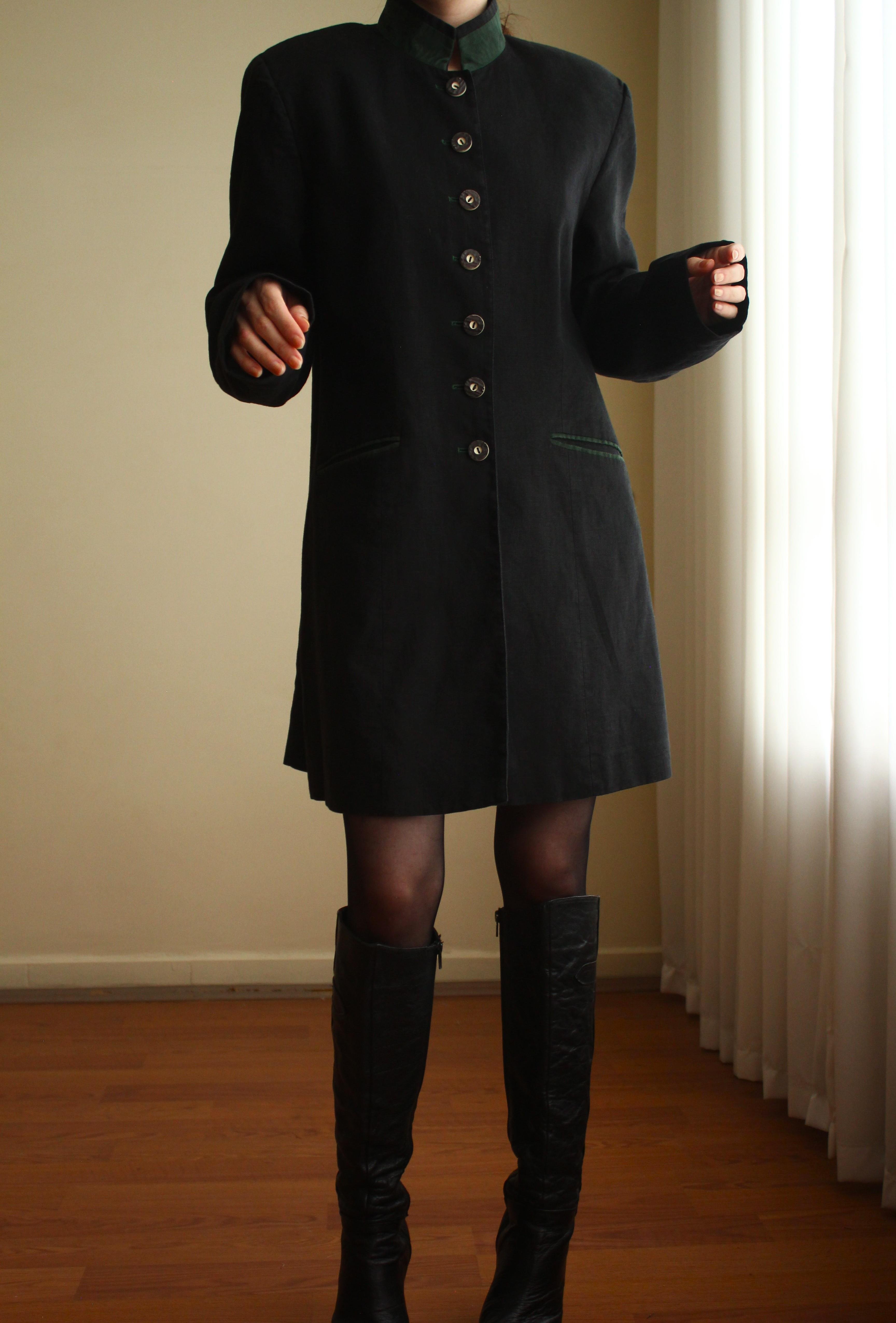 Vintage Keten Ceket