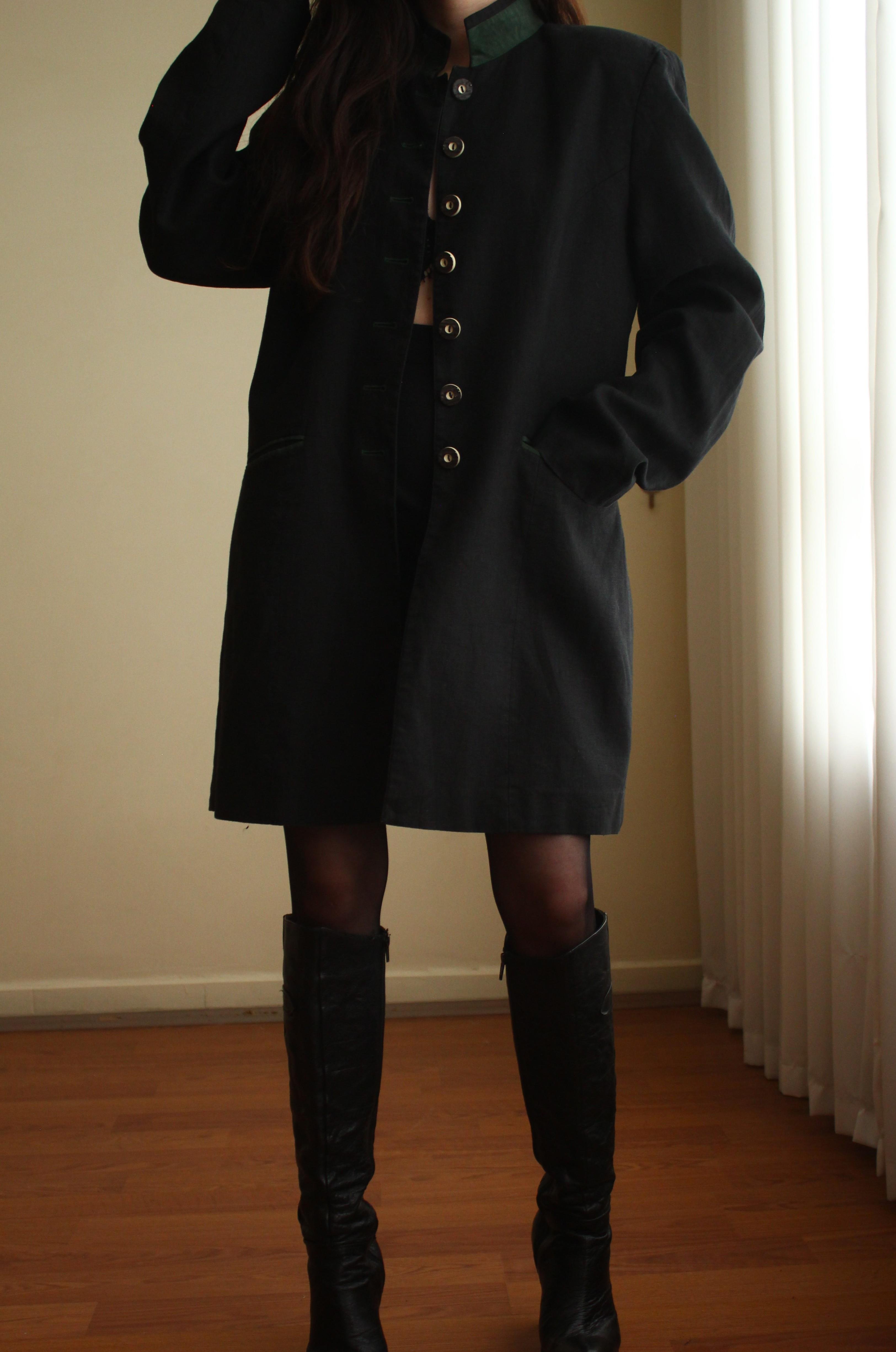 Vintage Keten Ceket