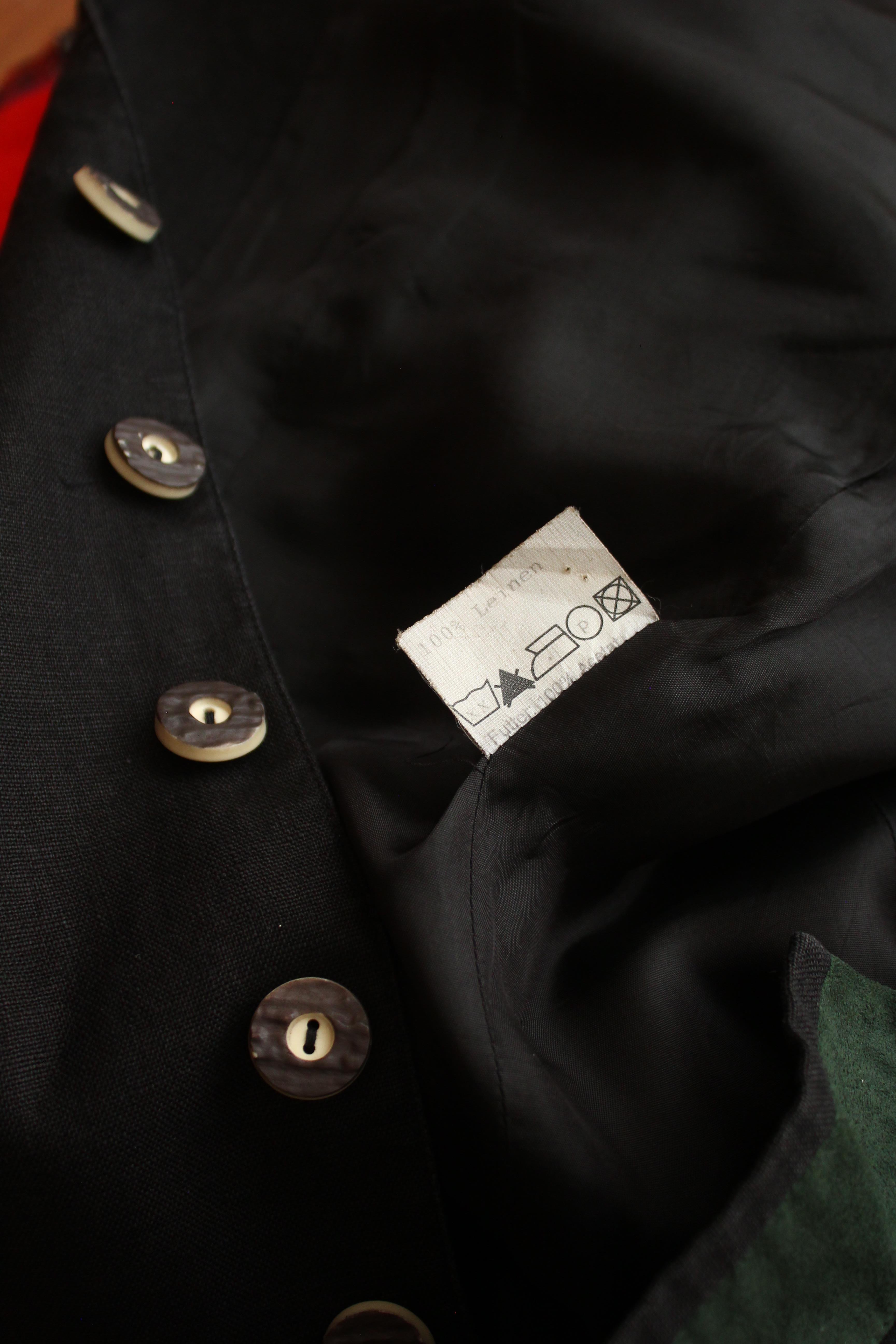 Vintage Keten Ceket