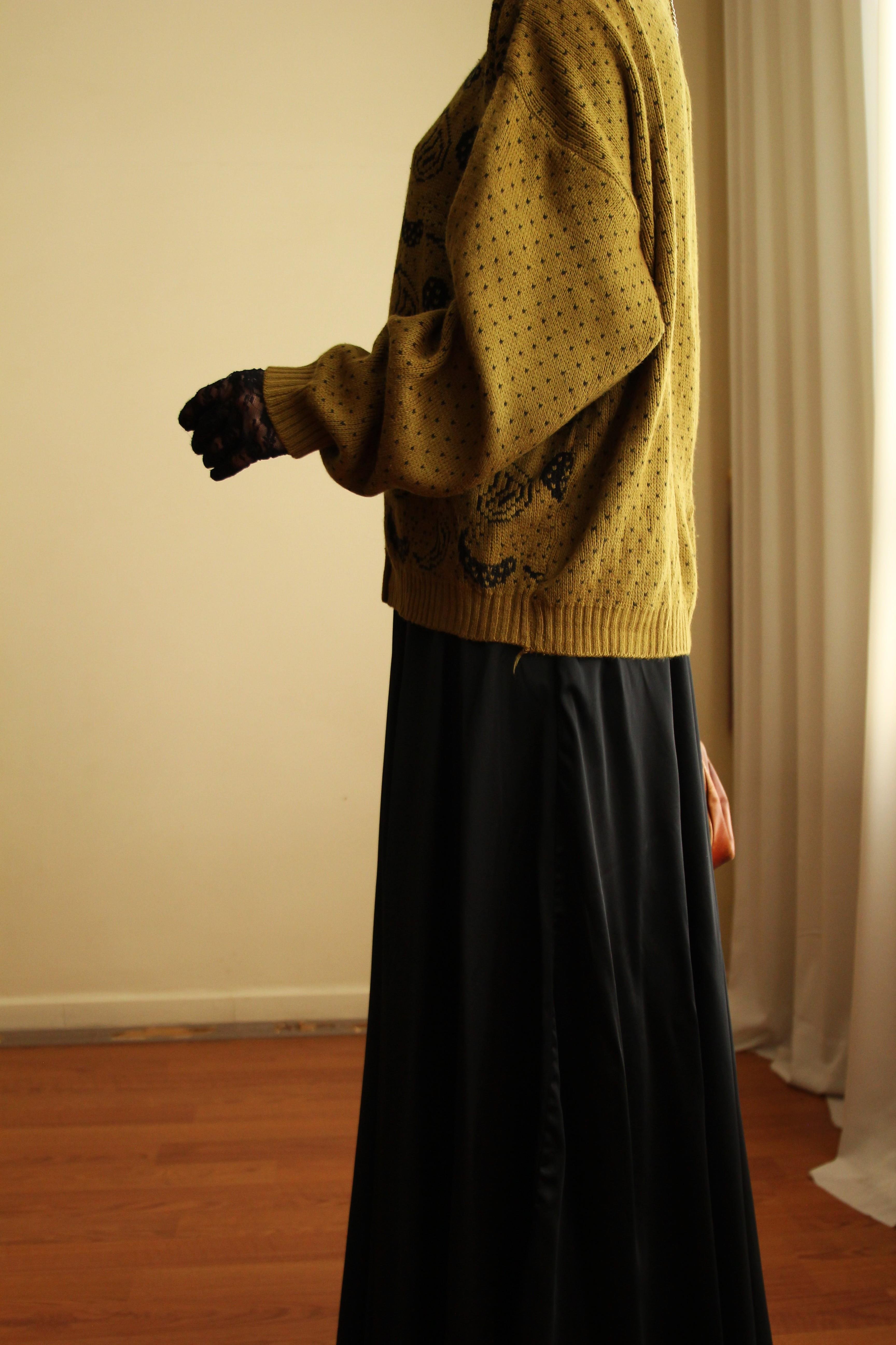 Vintage Yeşil Hırka