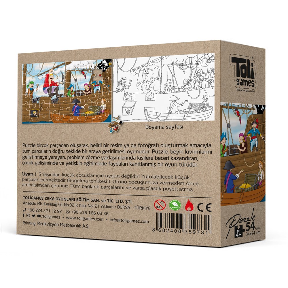 Korsanlar- 54 Parça Puzzle