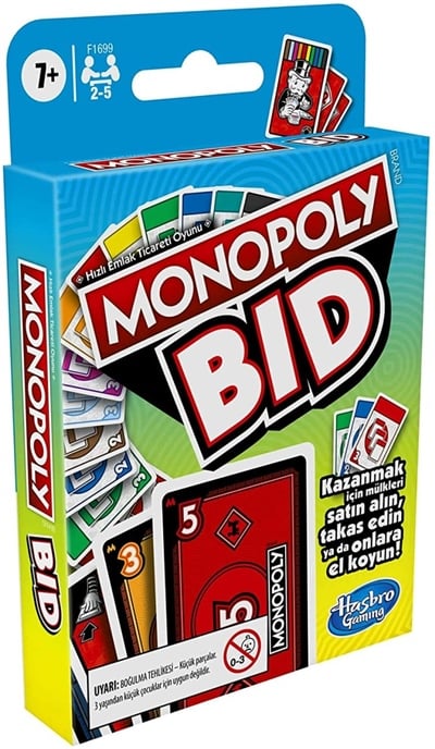 Monopoly Bid Kart Oyunu