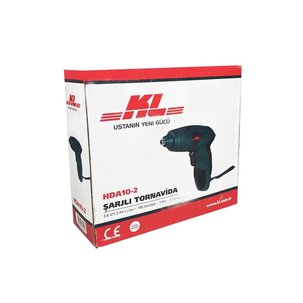 diğerMatkaplar KLECO HDA102 3.6Volt /1,5Ah Li-ion Şarjlı Tornavida