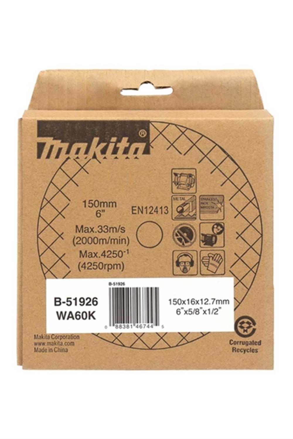 MAKİTAHırdavat Makita B-51926 A 150 Mm. Taş