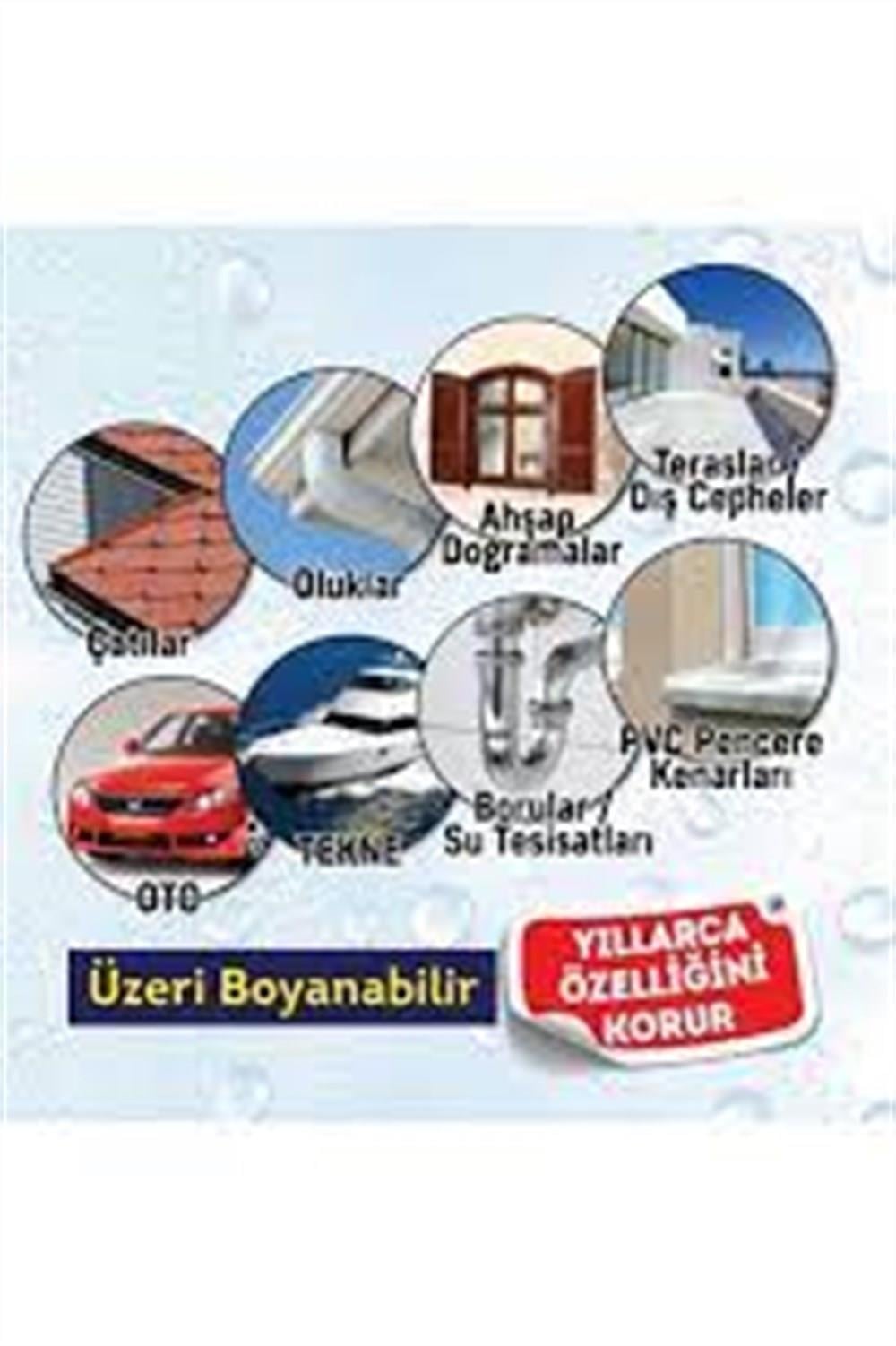 MarkasızSprey Boyalar Vodaseal Leak Fix Kauçuk İzolasyon Spreyi 396 Gr Beyaz