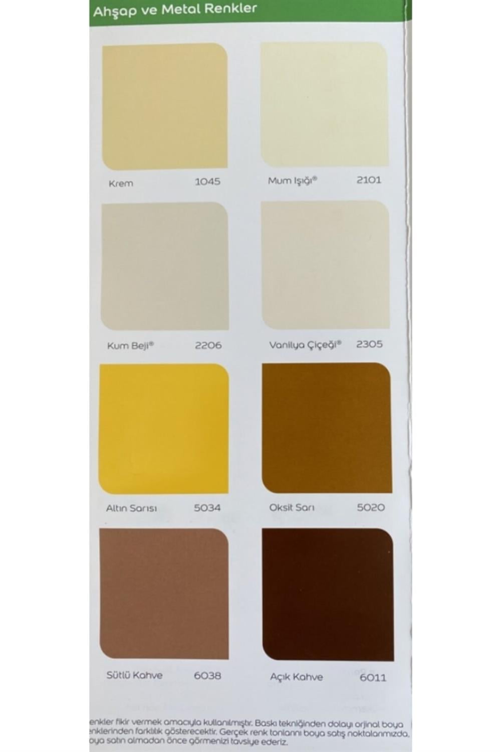 MARSHALLİç Cephe Marshall Enamel Parlak Sentetik Yağlı Boya Sütlü Kahve 0.75 Lt