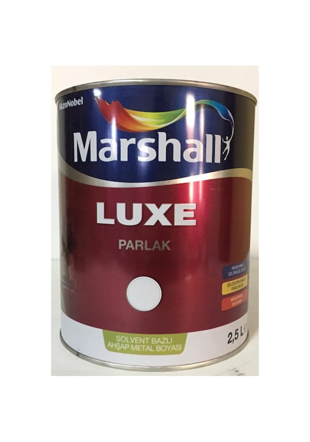 MARSHALLİç Cephe Marshall Luxe Parlak Sentetik Yağlı Boya Bm Baz 2.5 Lt