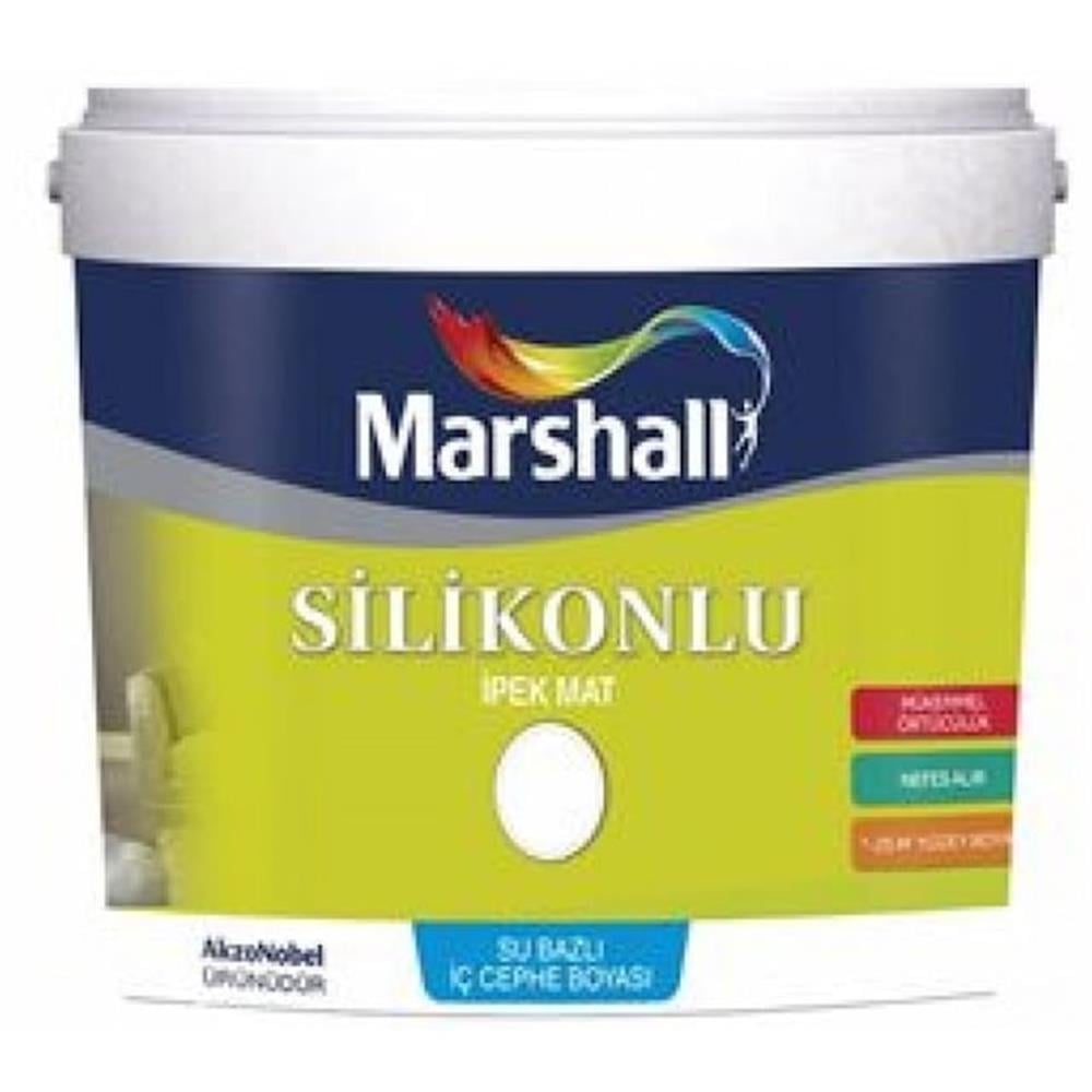 MARSHALLİç Cephe Marshall Maximum Silikonlu İpek Mat Bw Baz 2.5 Lt