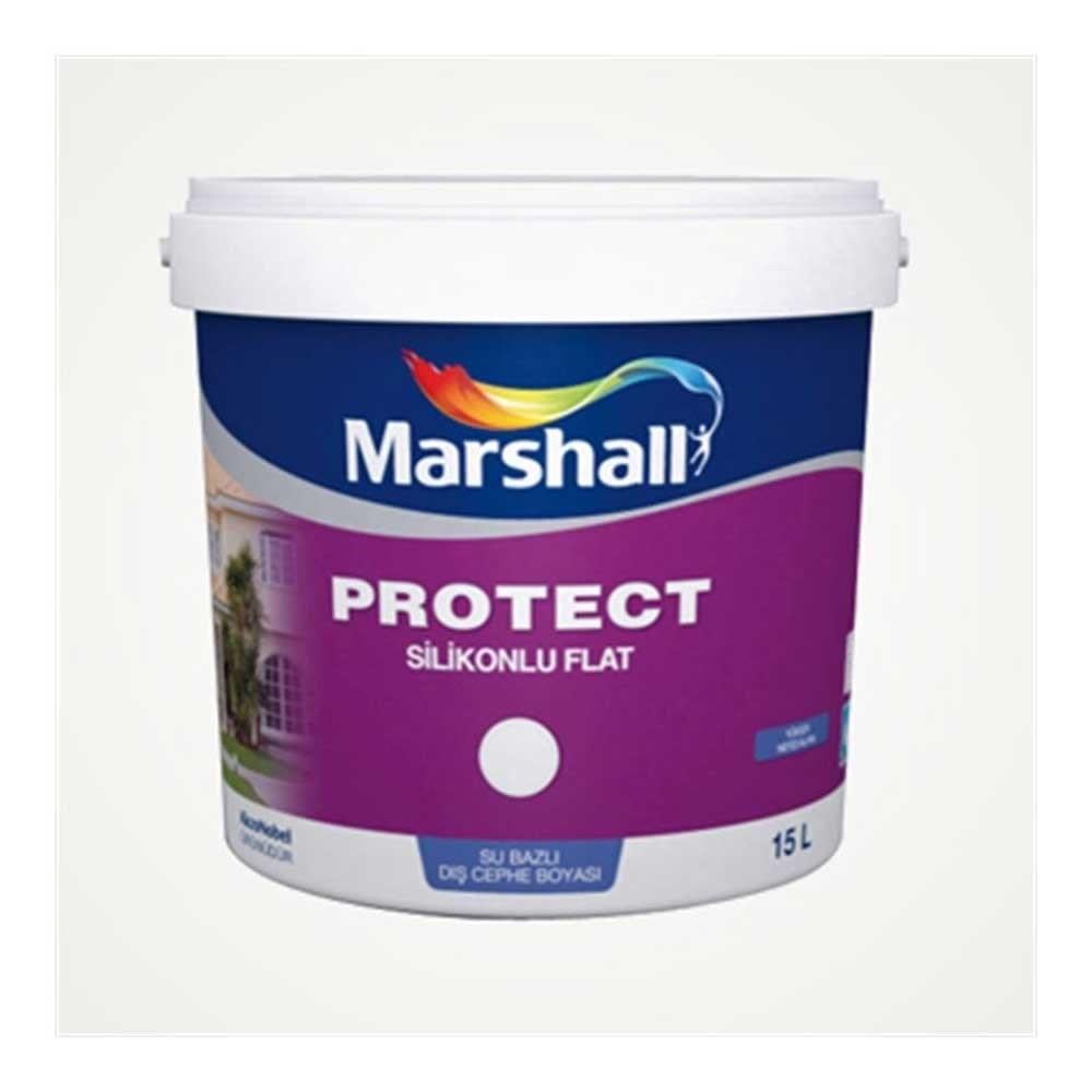 MARSHALLİç Cephe Marshall Protect Silikonlu Flat Bc Baz 7.5 Lt