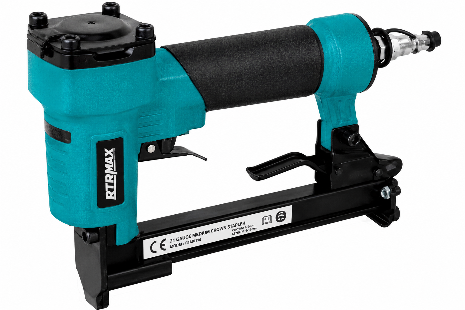 RTRMAX Havalı Zımba Tabancası 6-16 mm Hava Kompresörlü Zımba Makinesi | Blokym Yapı Market