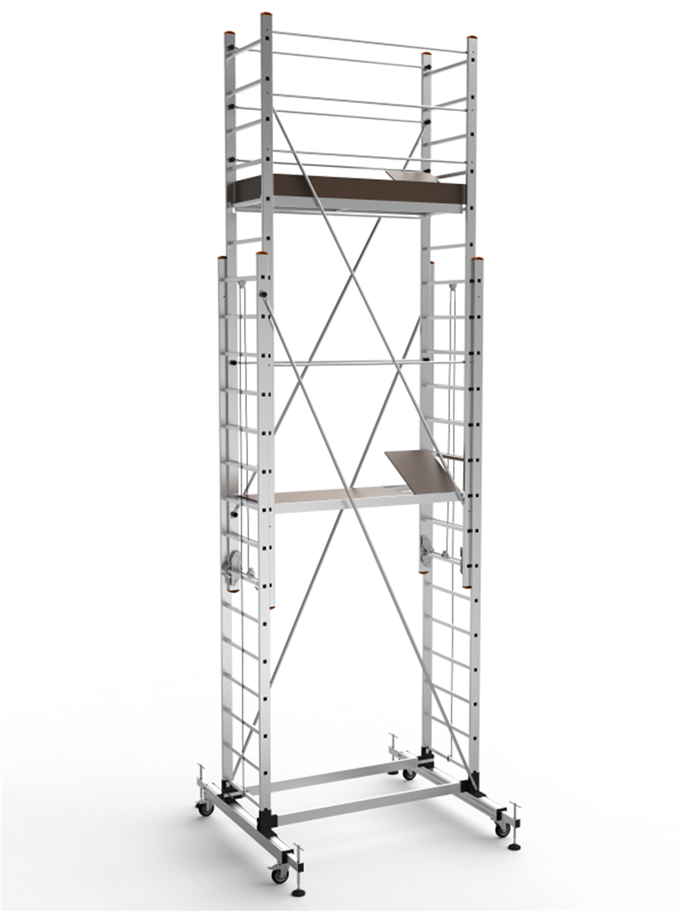 SaraylıMerdivenler Saraylı 2X15 Alüminyum İskele (2X4=8 M)