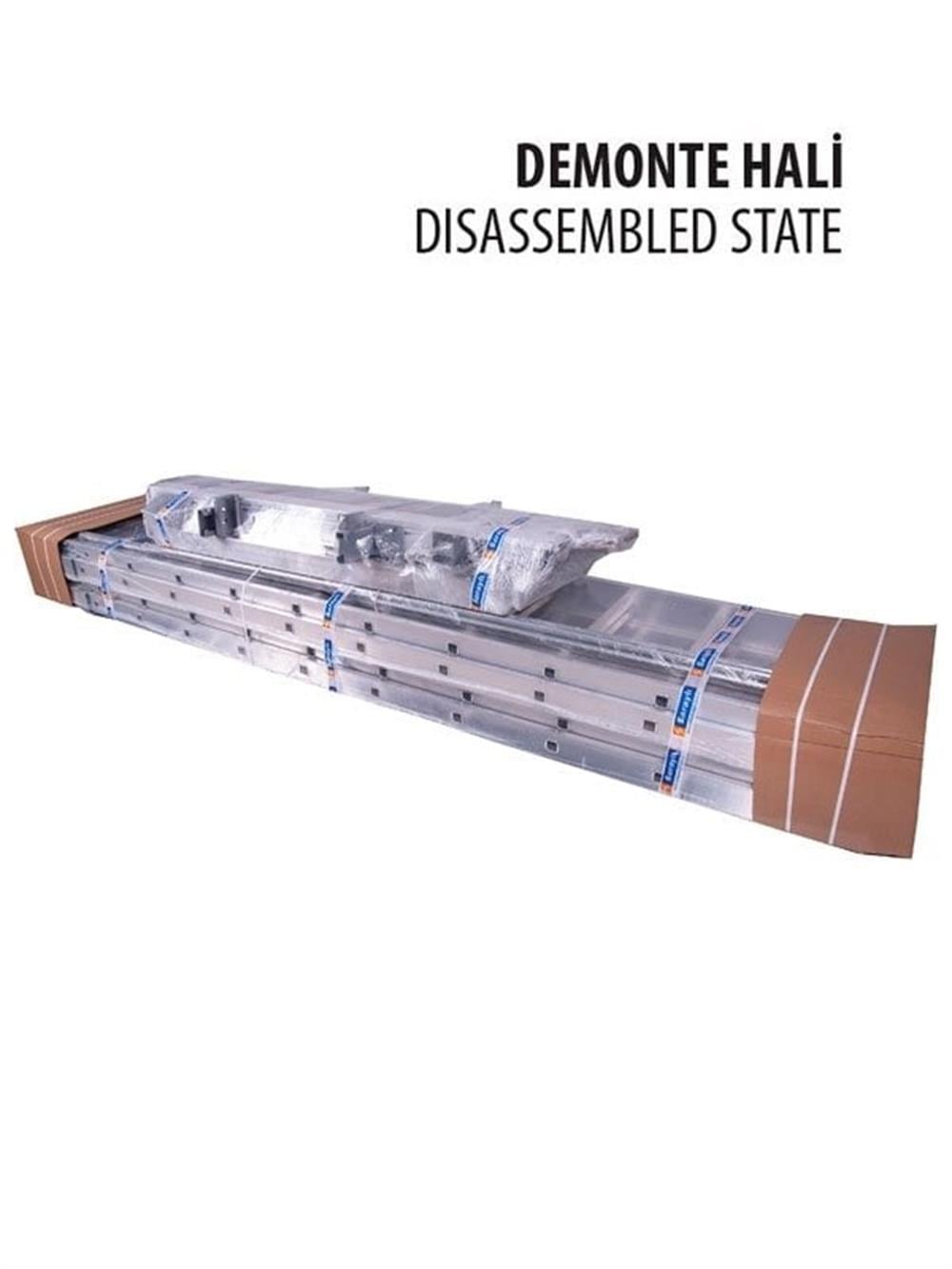 SaraylıMerdivenler Saraylı 2X15 Alüminyum İskele (2X4=8 M)
