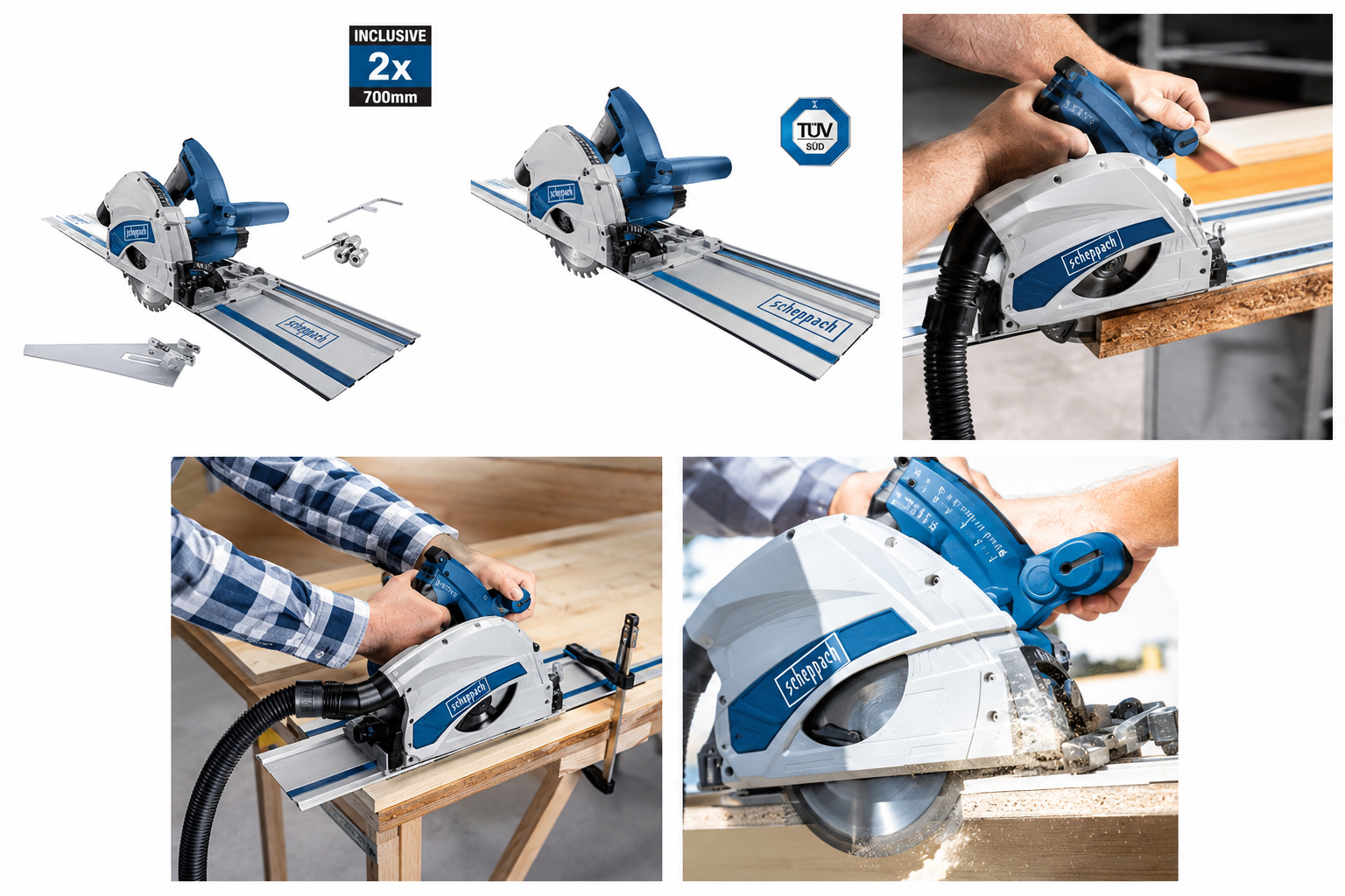 ScheppachElektrikli Testere Scheppach PL55 Dalıcı Tip Testere + Kılkavuz