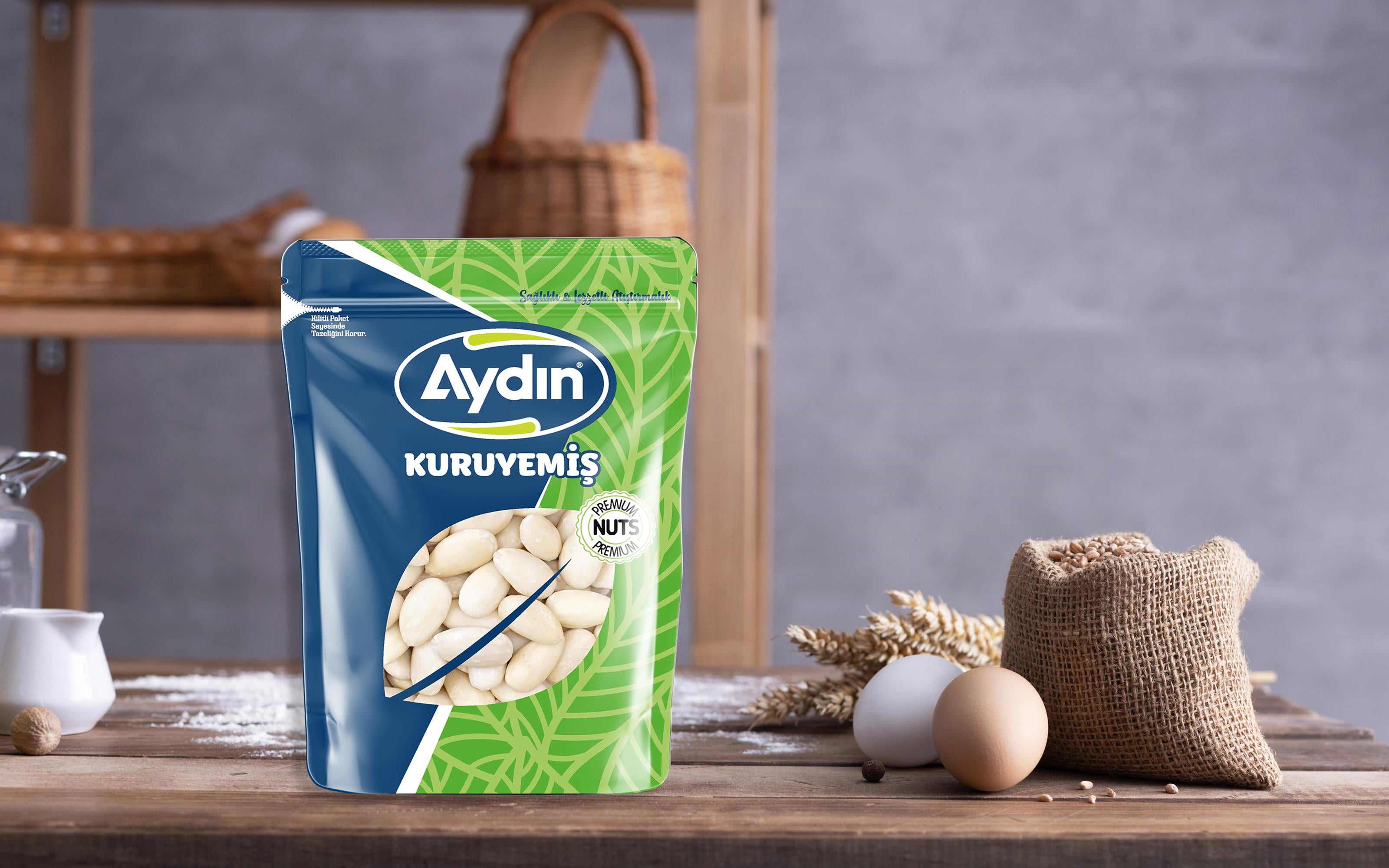 Aydın Kuruyemiş Tane Badem 500 Gr