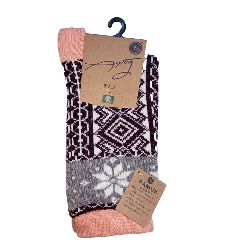 Aytuğ Çorap 44110 Cotton Desenli Bayan