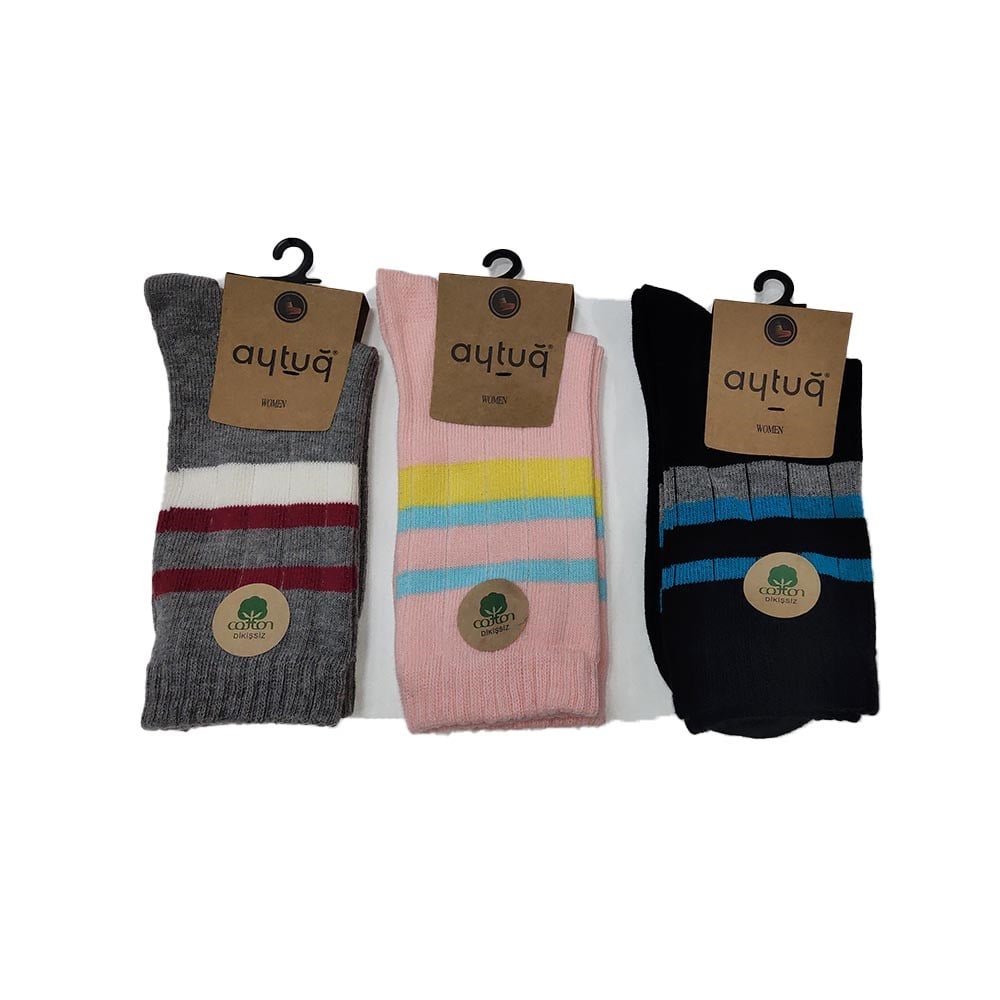 Aytuğ Çorap 44120 Cotton Desenli Bayan