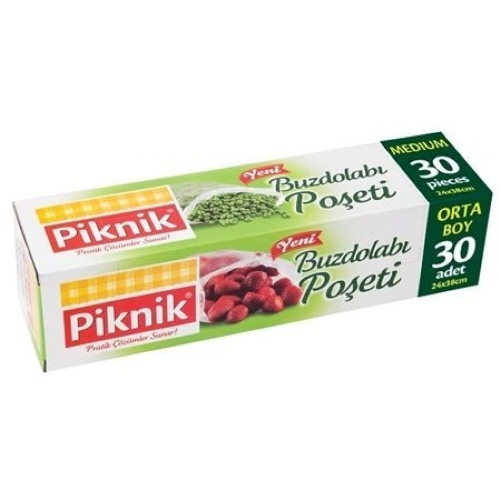 Piknik Buzdolabı Poşeti Düz Orta