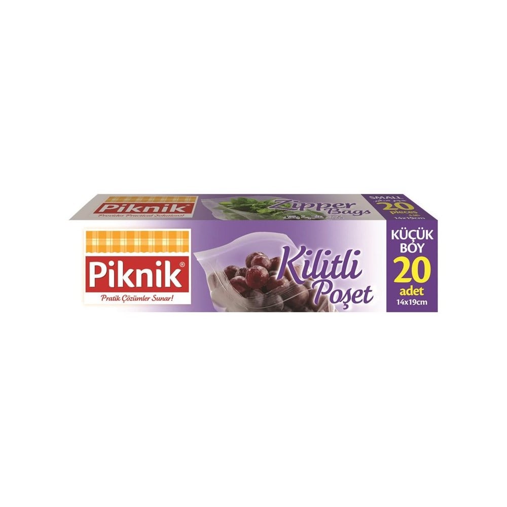 Piknik Buzdolabı Poşeti Kilitli Küçük
