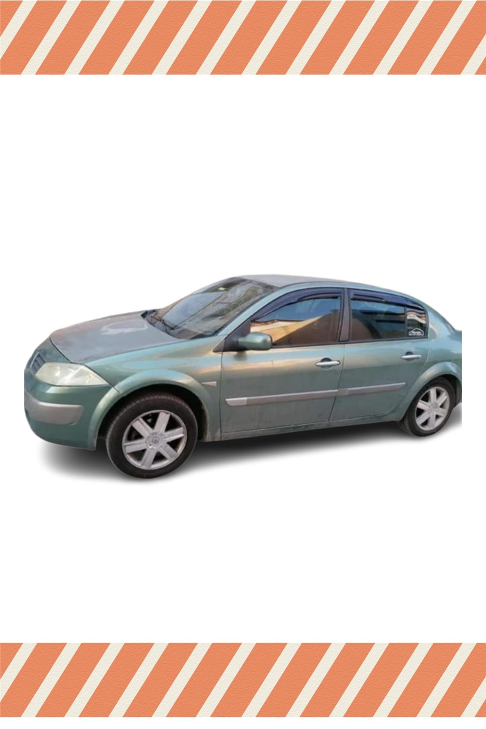 Renault Megane 2 Sedan 2004-2010
 Modellerine Özel 4’Lü Mügen Tip Cam Rüzgarlığı