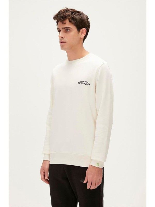Bad Bear CRAYON CREWNECK OFF-WHITE Sweatshirt