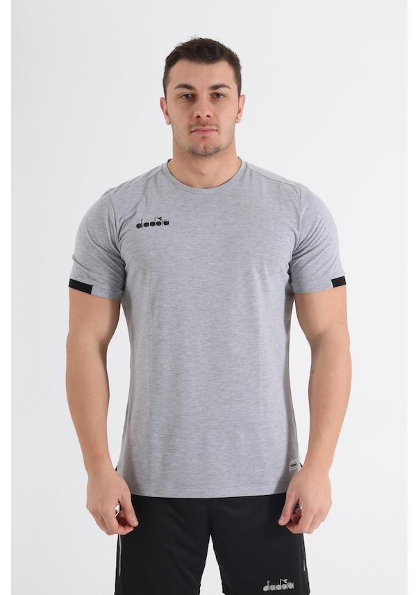 Diadora Venüs  Pamuklu Antrenman T-Shirt Gri