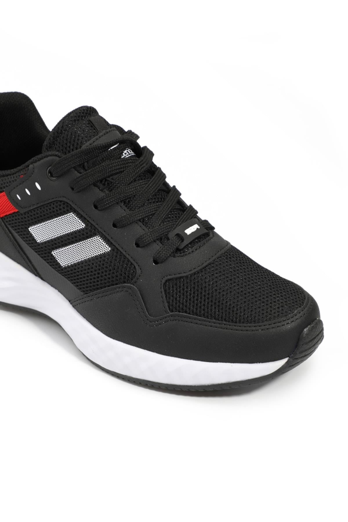 Zeplin Sneaker Erkek Spor Ayakkabı Siyah / Beyaz