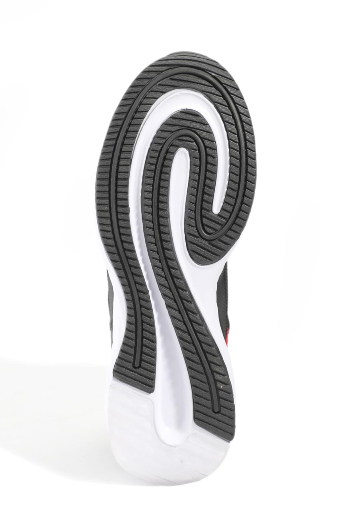 Zeplin Sneaker Erkek Spor Ayakkabı Siyah / Beyaz