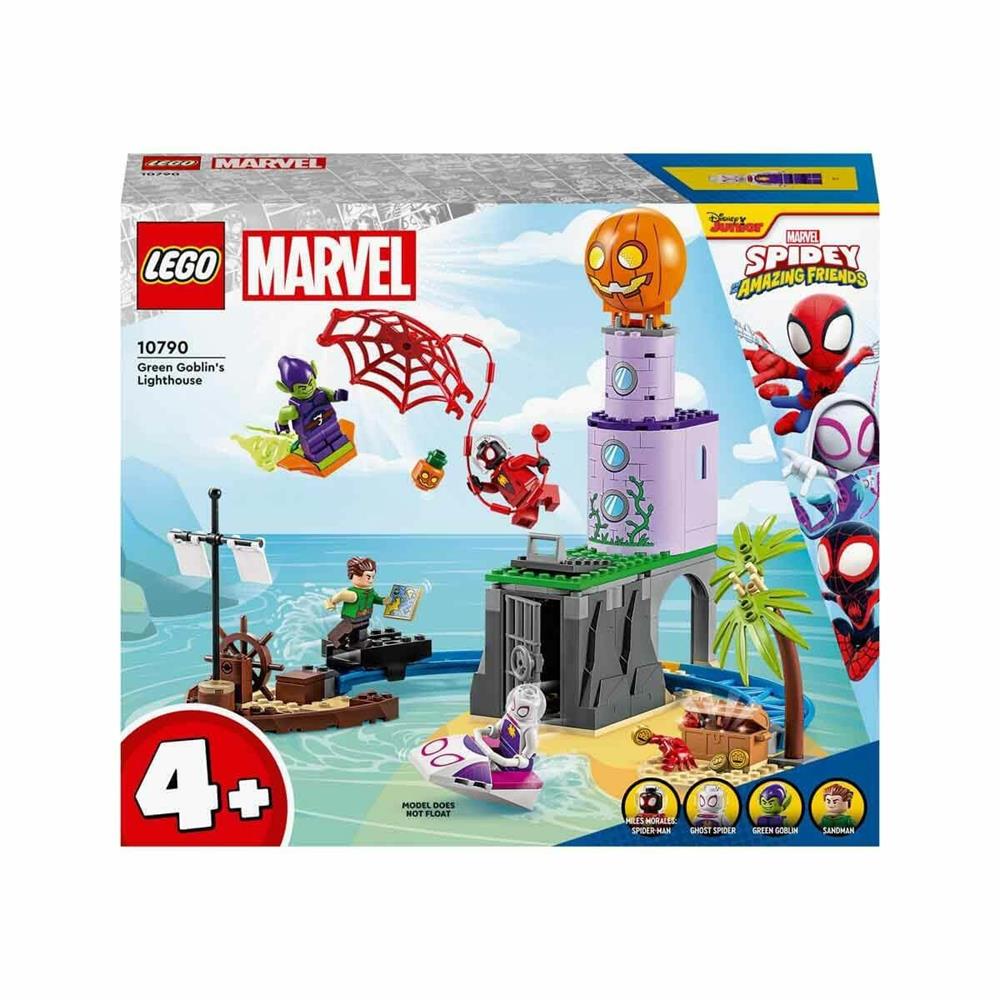 Lego Marvel Spidey - Yeşil Goblinin Deniz Fenerinde 149 parça +4