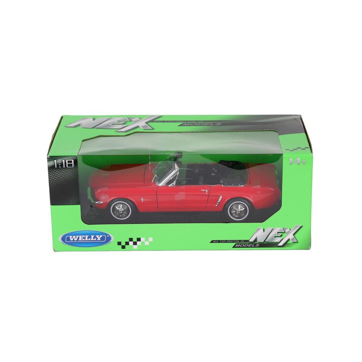 12519C WELLY 1 18 1964 1 2 FORD MUSTANG CO
