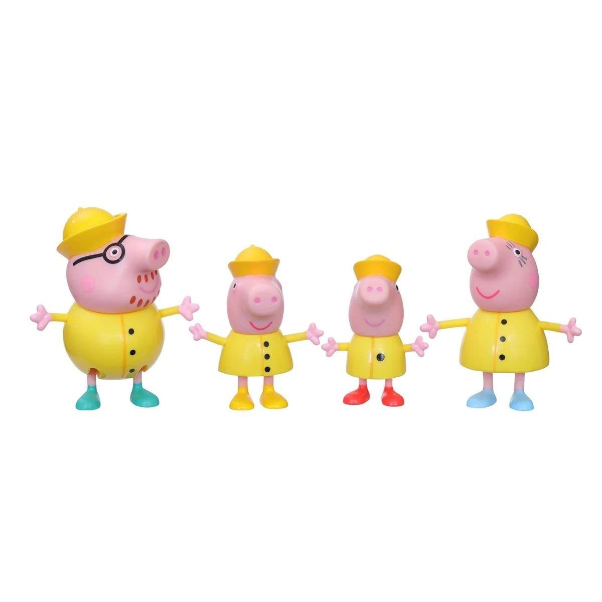 F2171 Peppa Pig ve Ailesi 4lü Figür Seti +3 yaş