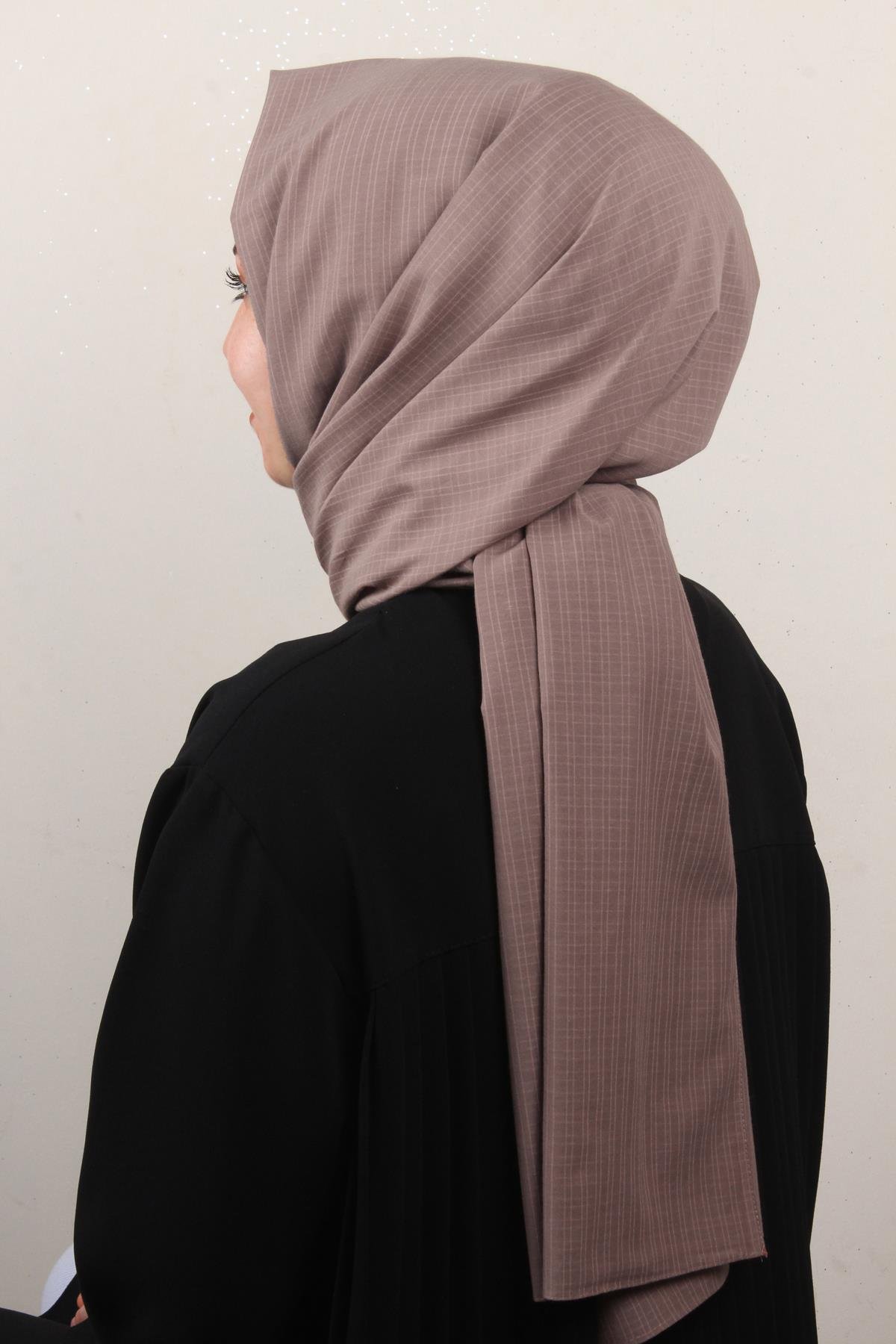 % 100 Coton Şal 8083-19 Mocha