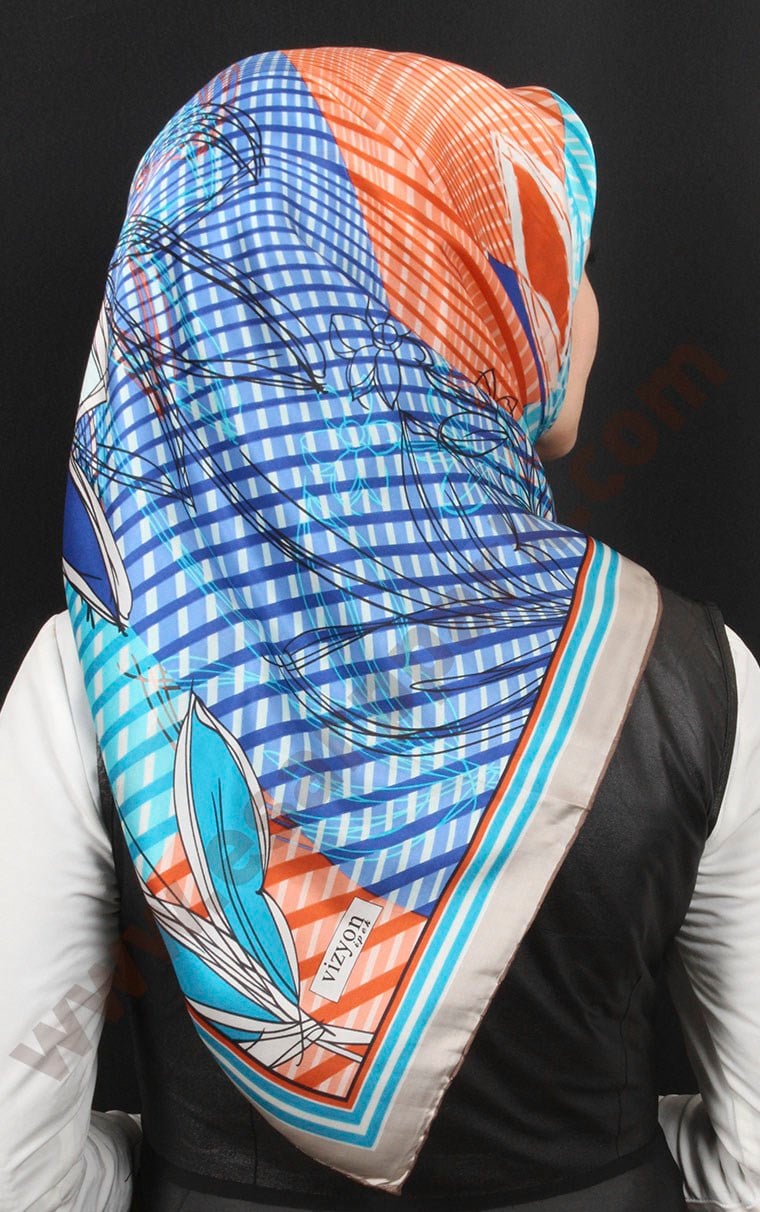 % 30 İpek Eşarp 5281-12