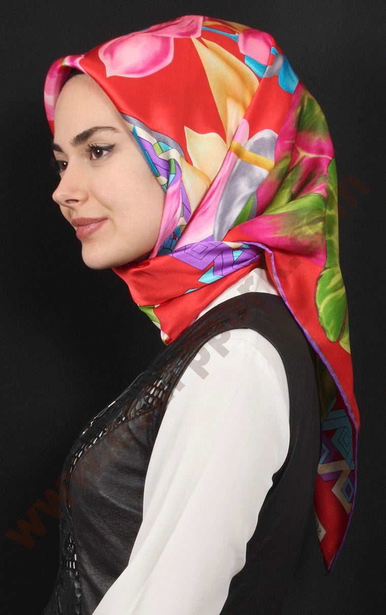 % 30 İpek Eşarp 5281-7