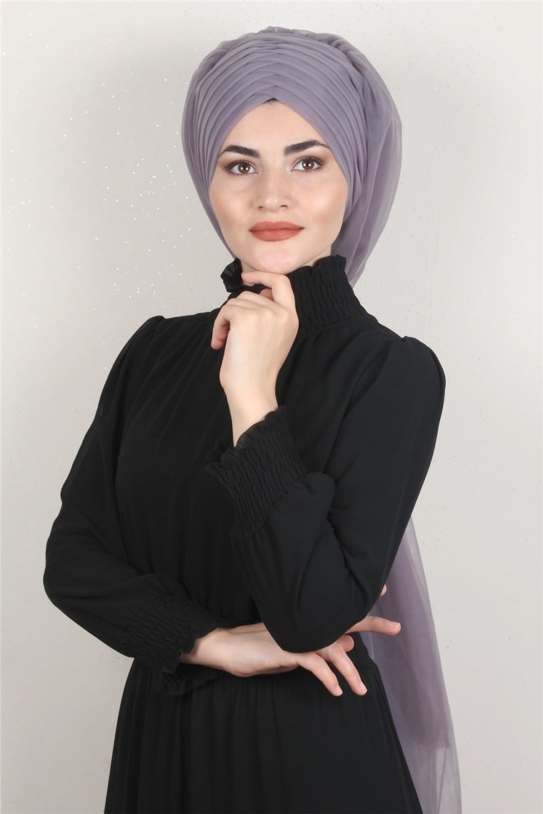 Âlâ Tül Şal 2021-5 İncir Moru