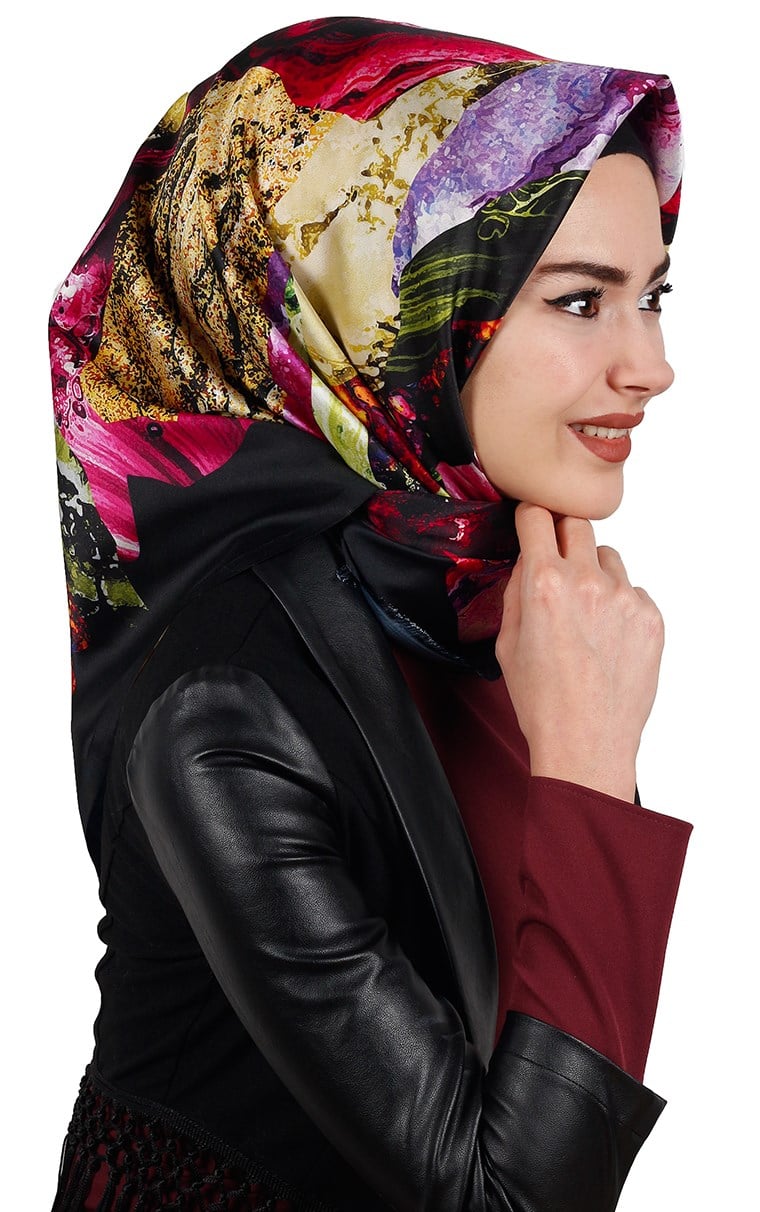 Tafta Dijital Eşarp 1335-13