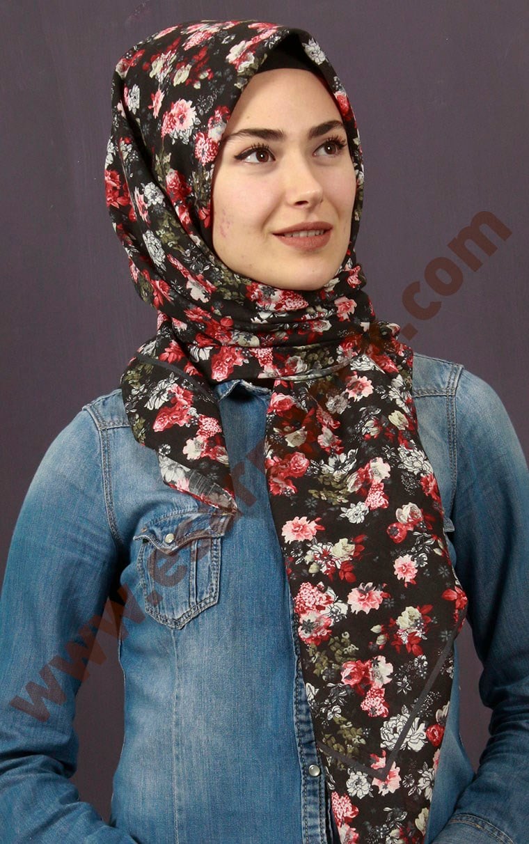 %100 Pamuk Şal Eşarp 1039-1