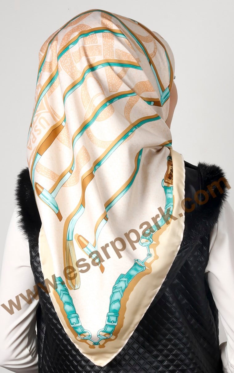 102-0007-02 U.S POLO ASSN EŞARP CAMEL MİNT