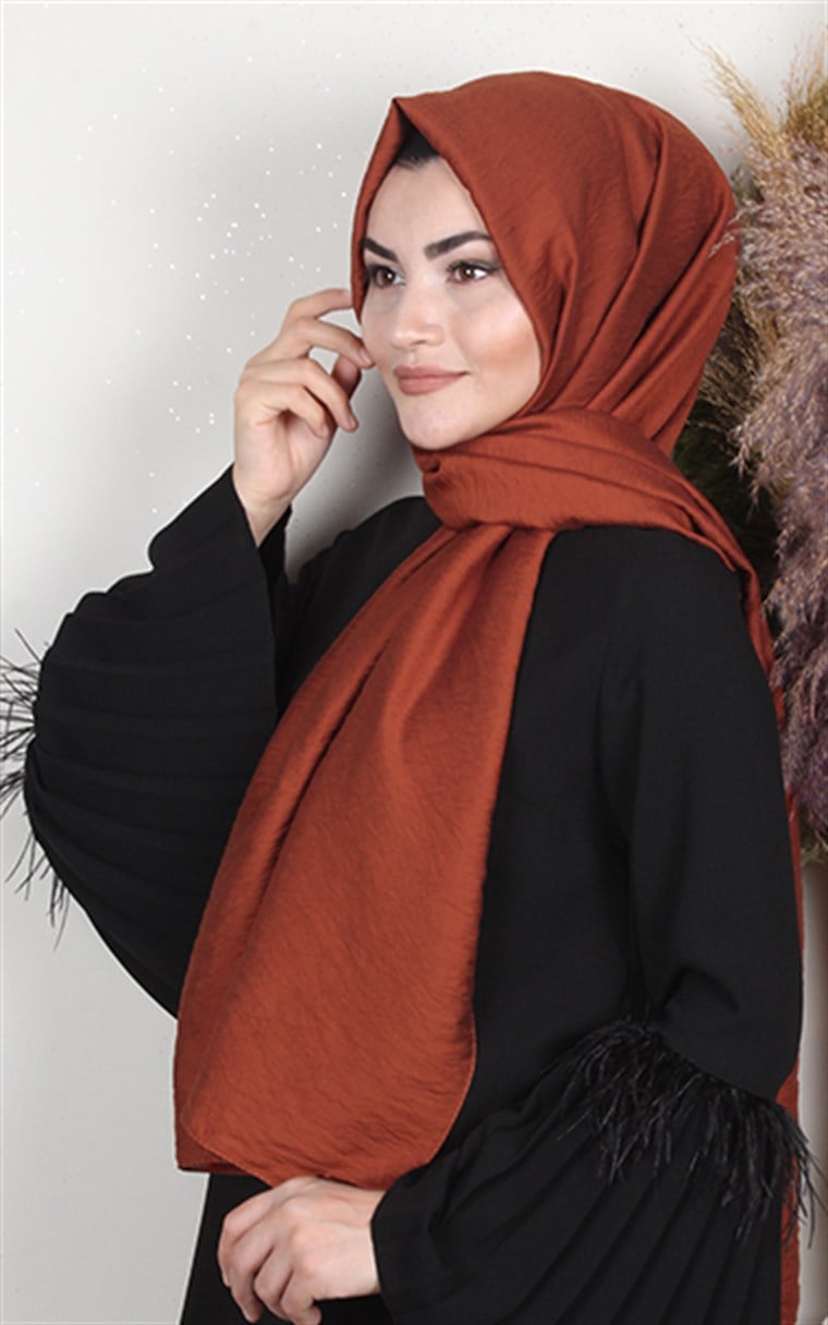 %15 İpeK Cazz Şal 3060-8 Kiremit