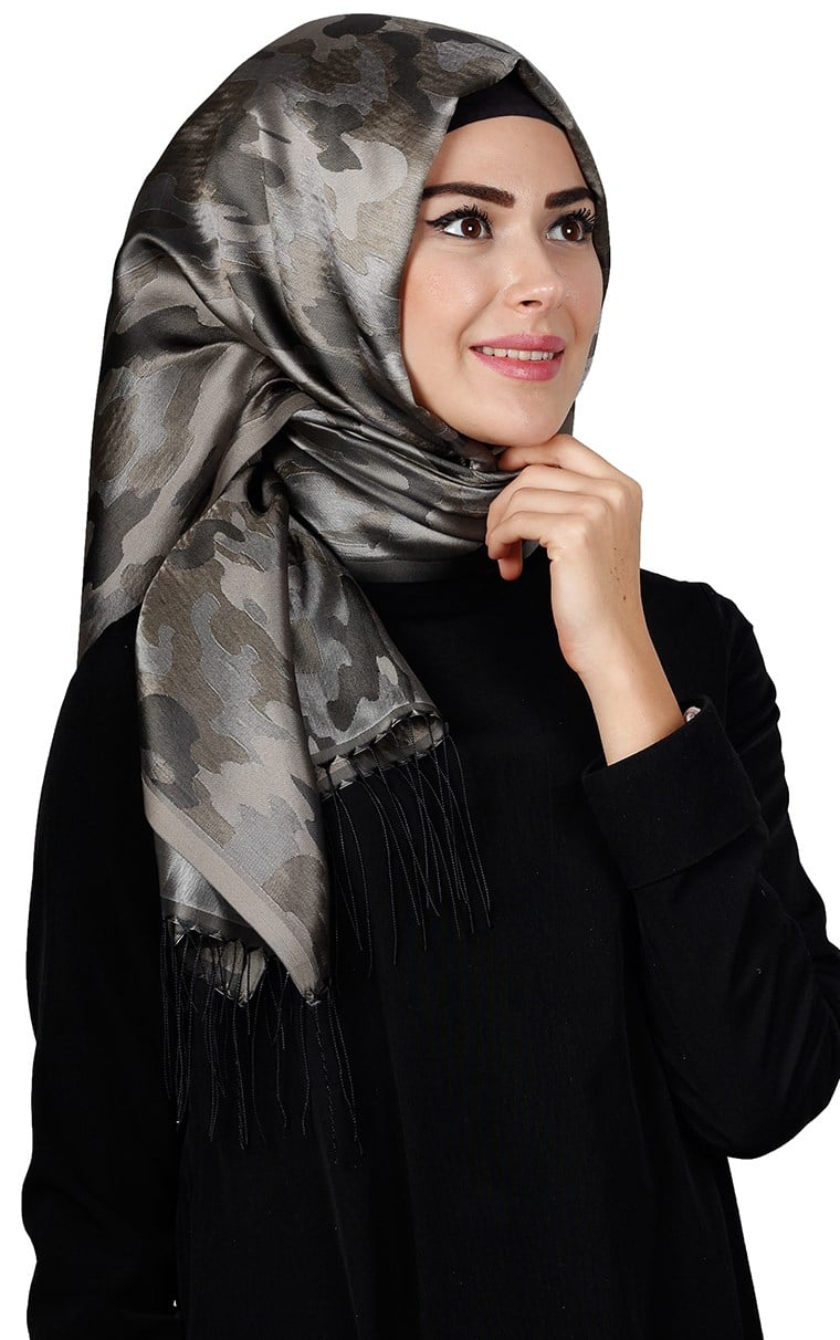 Kamuflaj İpeksi Şal 5550-20