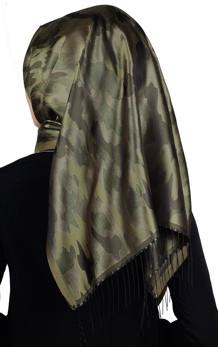 Kamuflaj İpeksi Şal 5550-36