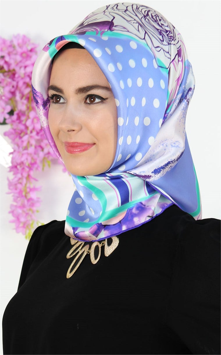 3871-01 ARMİNE İPEK MOR LİLA